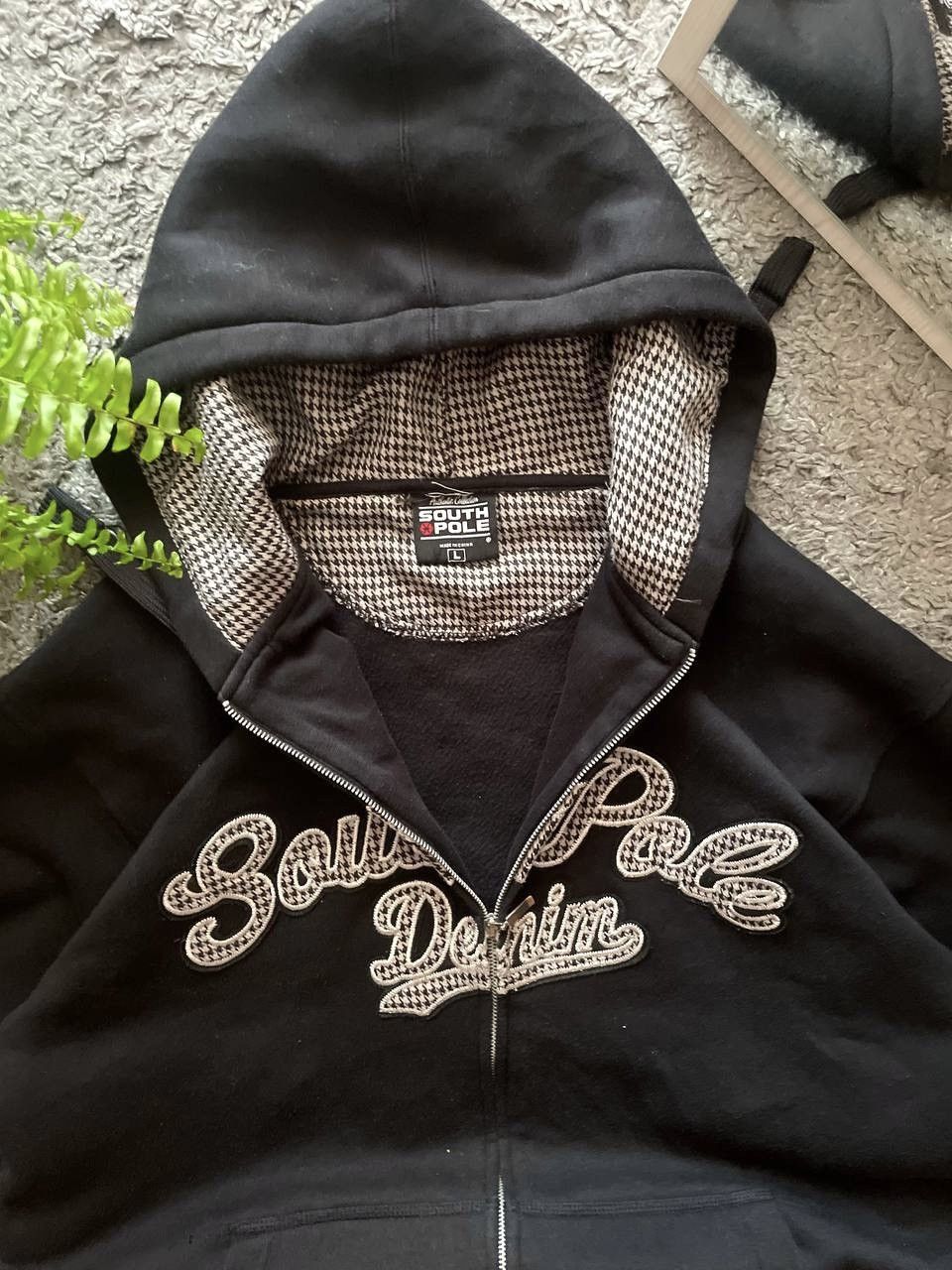 Southpole × Vintage 00s Southpole Zip-Hoodie Streetwear Vintage Big Logo Sk8 Y2k Size US L / EU 52-54 / 3 - 9 Thumbnail