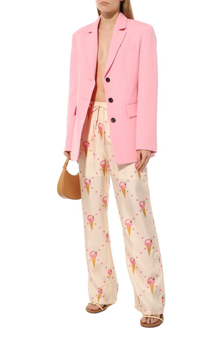 Gucci o1y0925 Polka-Dot Jogger in Pink Size 27" / US 4 / IT 40 - 3 Thumbnail