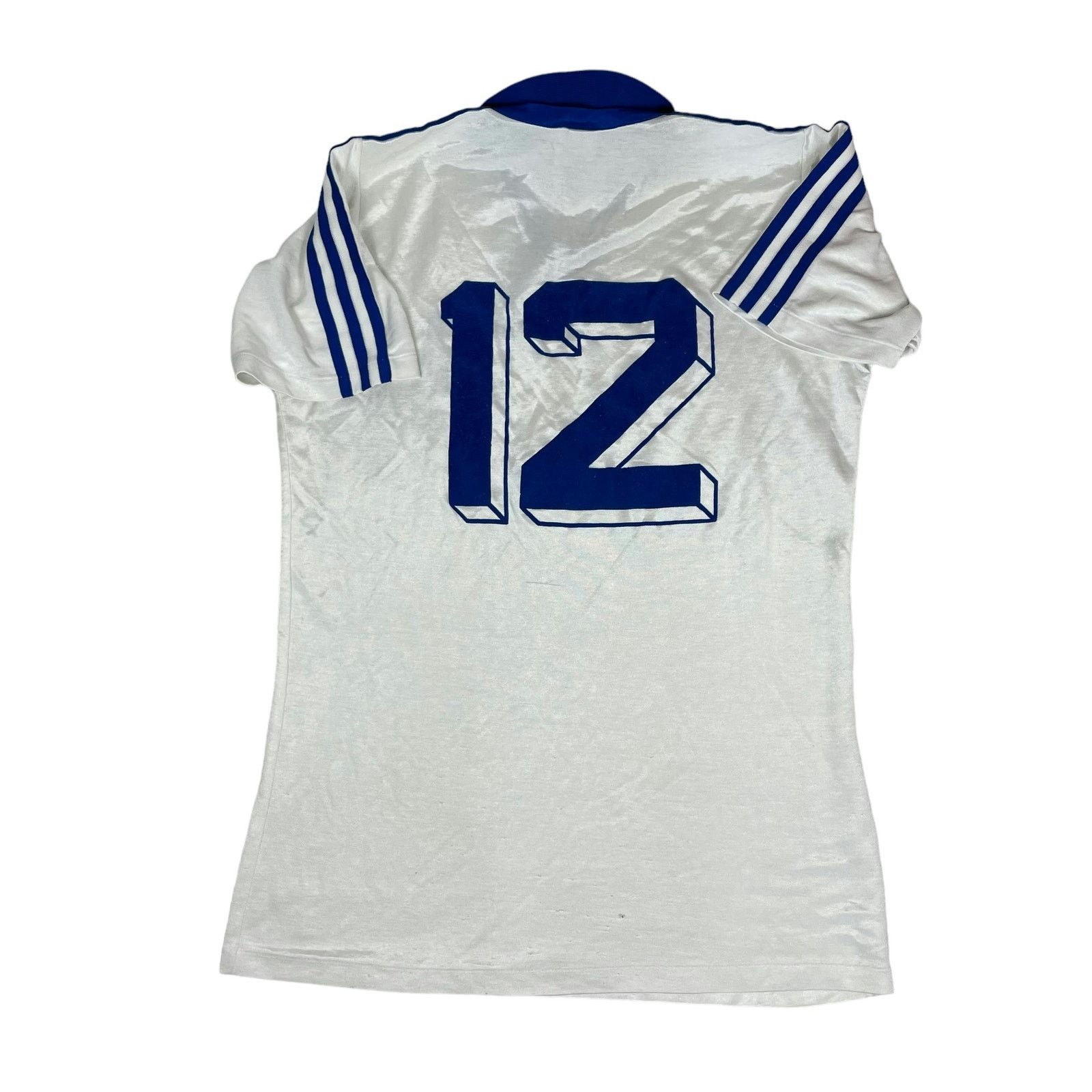Adidas × Vintage Adidas 1980 White Hertha Berlin Football Club Jersey Small Size US S / EU 44-46 / 1 - 9 Thumbnail