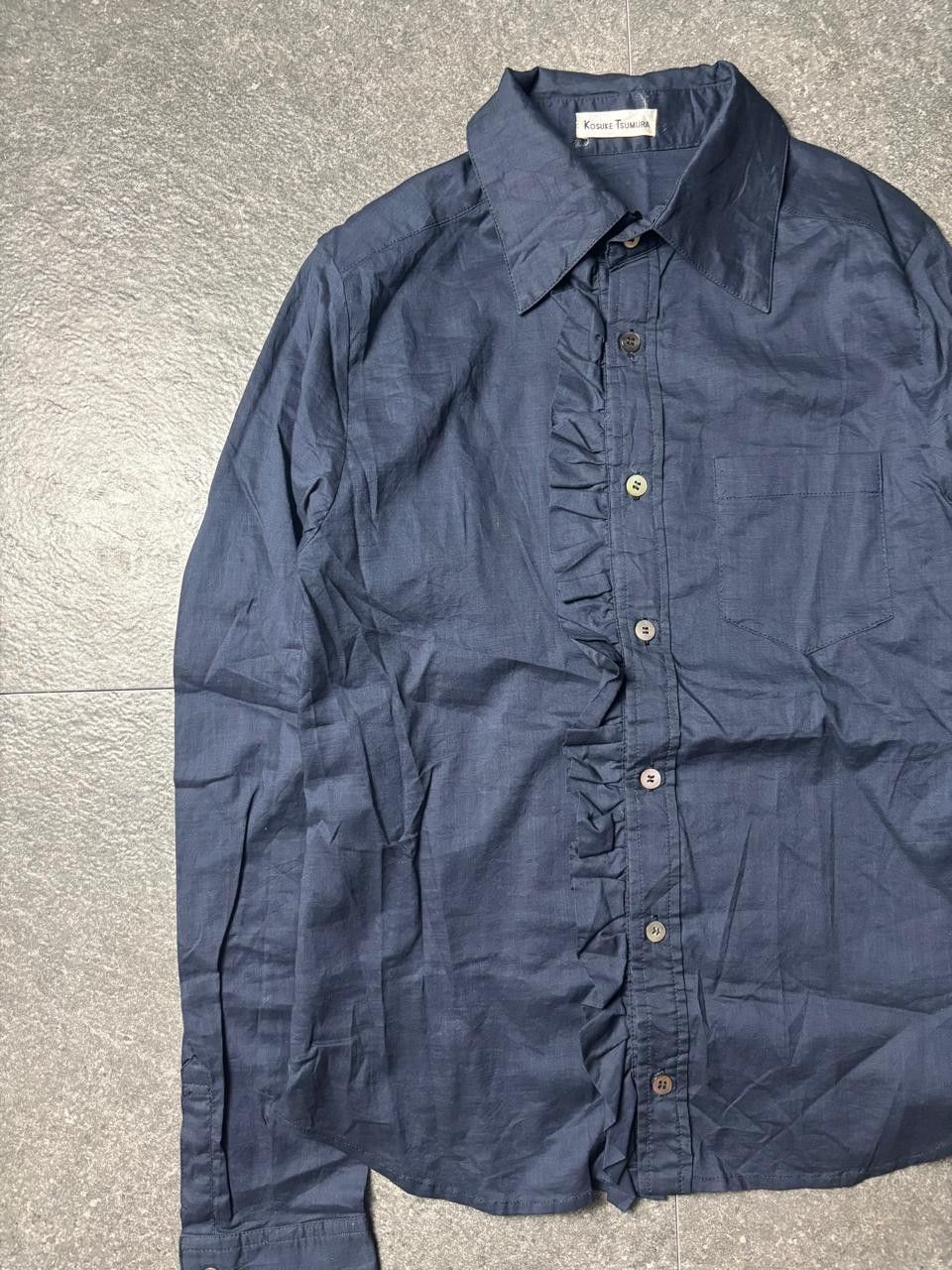 Final Home 1990s Kosuke Tsumura Detachable Ruffle Shirt Size S / US 4 / IT 40 - 5 Thumbnail