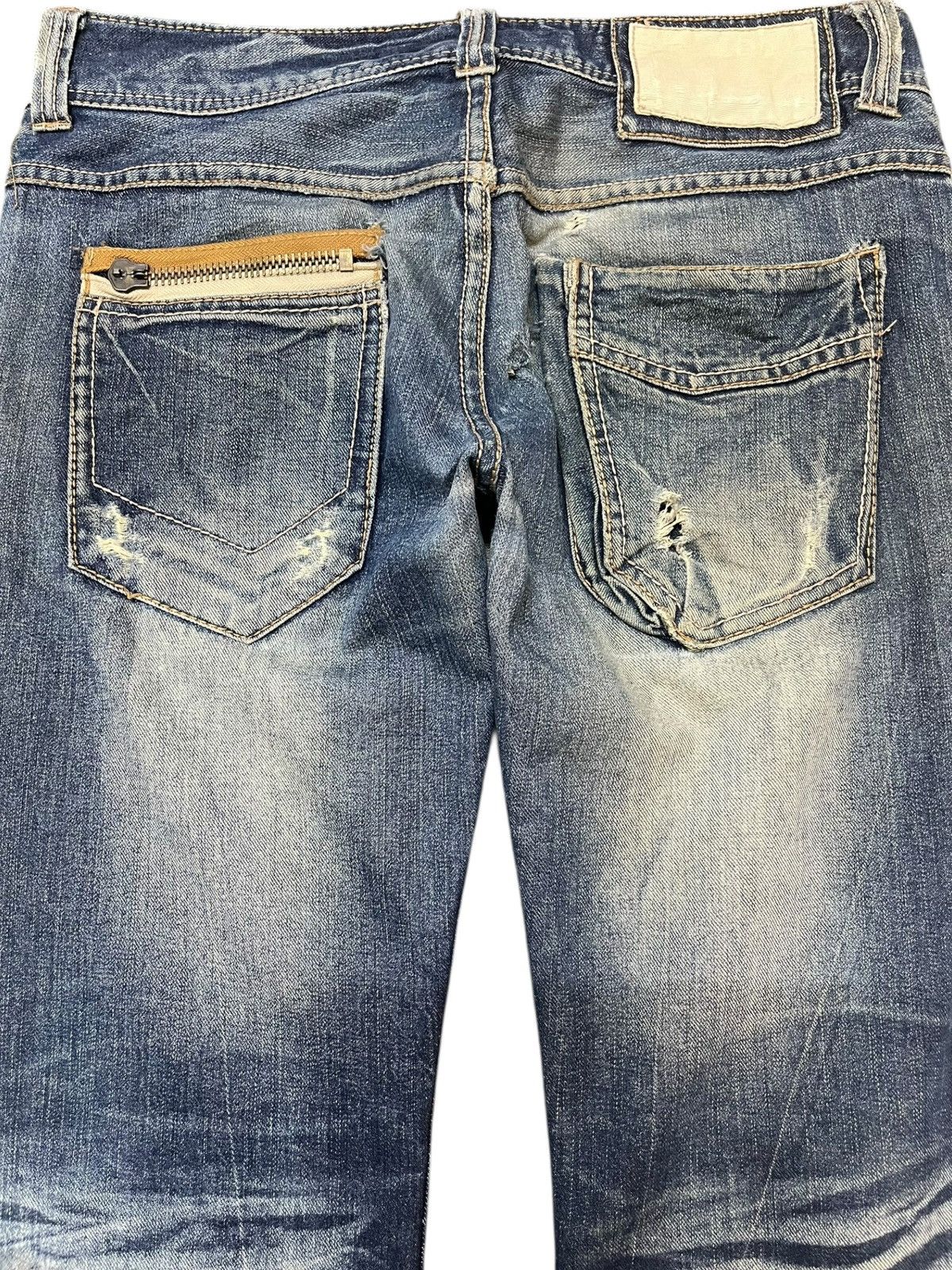 Beauty Beast × Japanese Brand Vintage Pure Paradise Flare Grunge Punk Distressed Denim Size US 33 - 8 Thumbnail