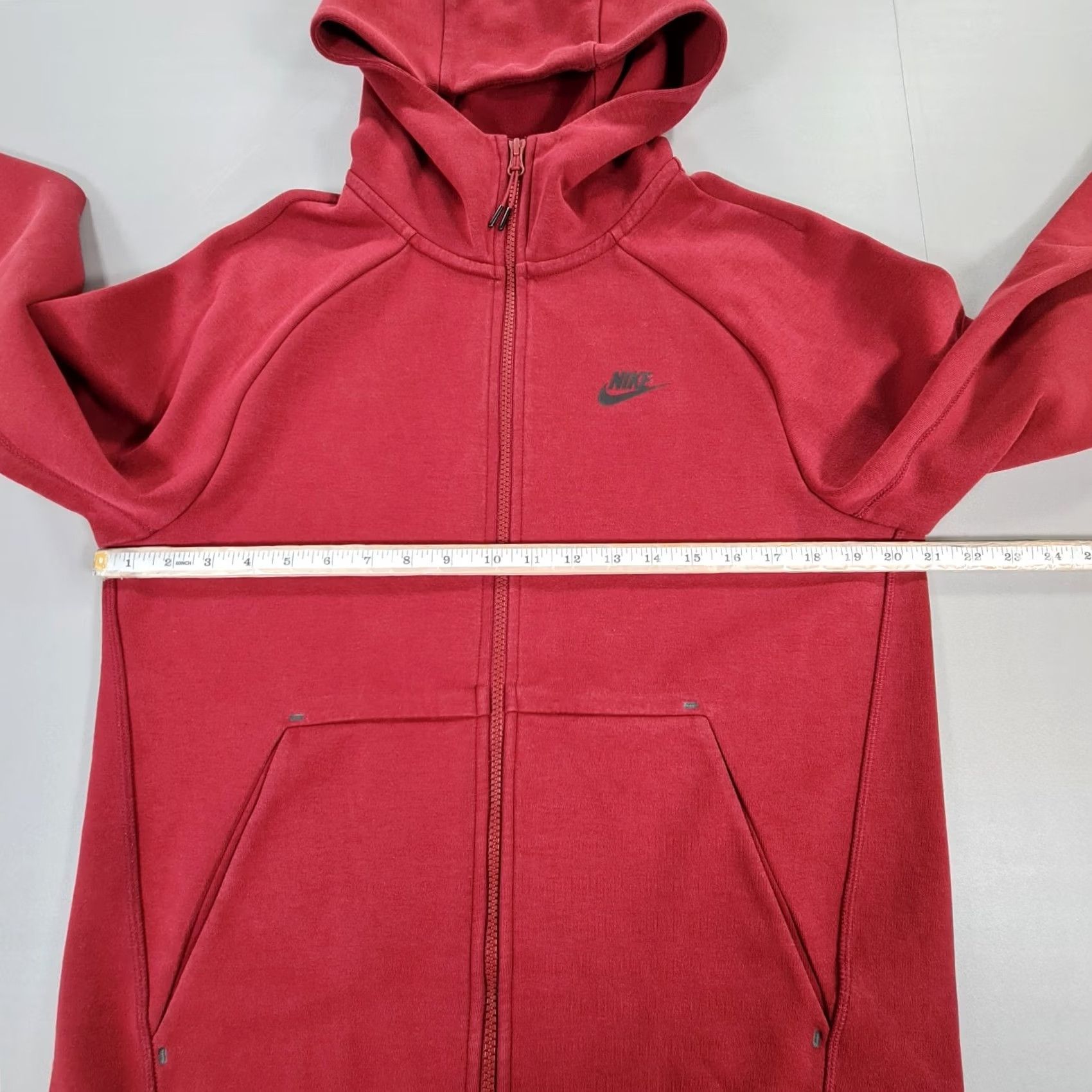 Nike Nike Mens Tracksuit Set Hoodie Jogger Red Small XS 2 Piece with Pockets Tech Fleece Casual Activewear Sports Man Mens Size US XS / EU 42 / 0 - 6 Thumbnail