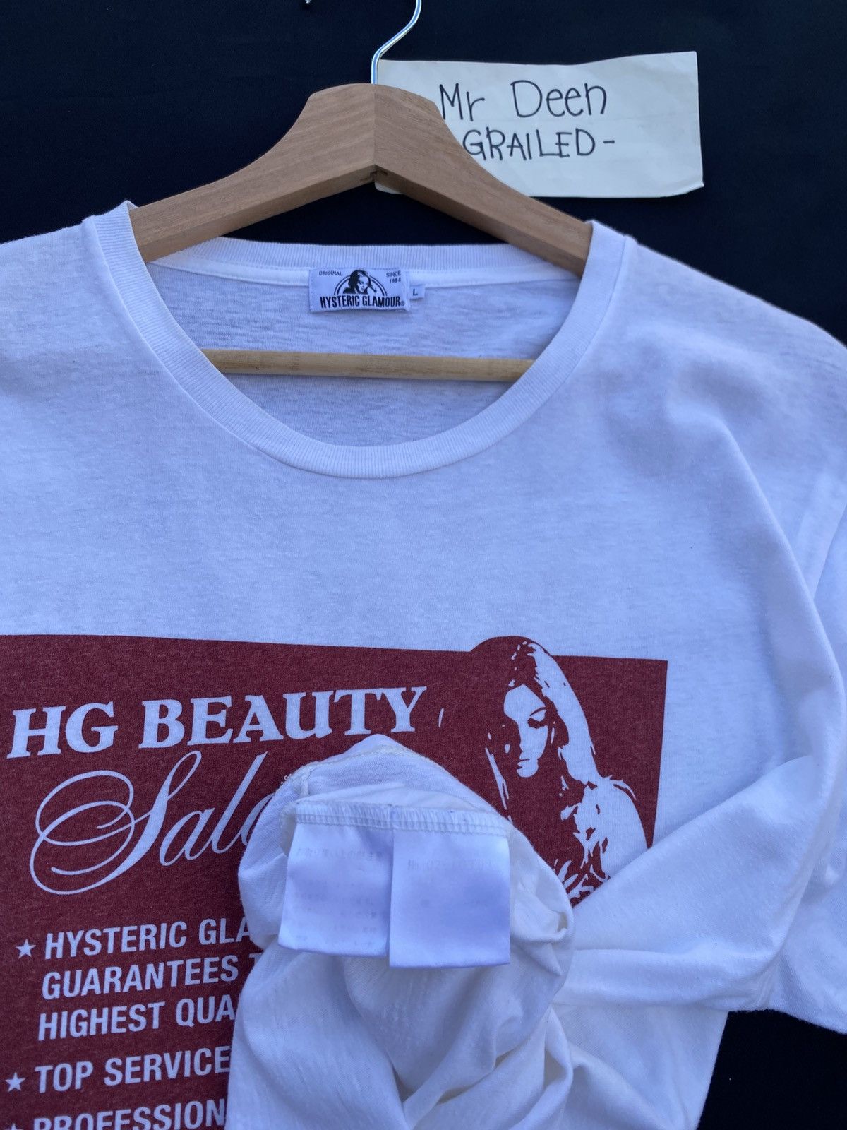Hysteric Glamour Rare Hysteric Glamour Beauty Salon Tshirt Size US M / EU 48-50 / 2 - 11 Thumbnail
