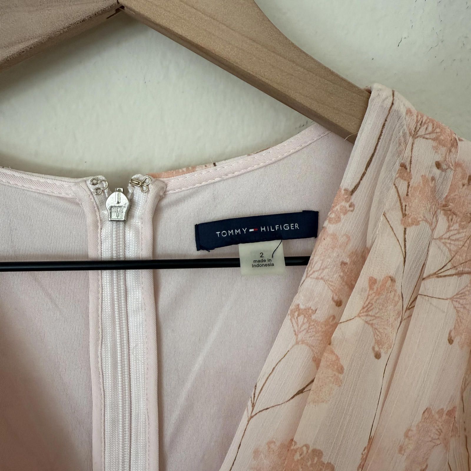 Tommy Hilfiger Tommy Hilfiger Dress Women's XS Pink Size XS / US 0-2 / IT 36-38 - 3 Thumbnail