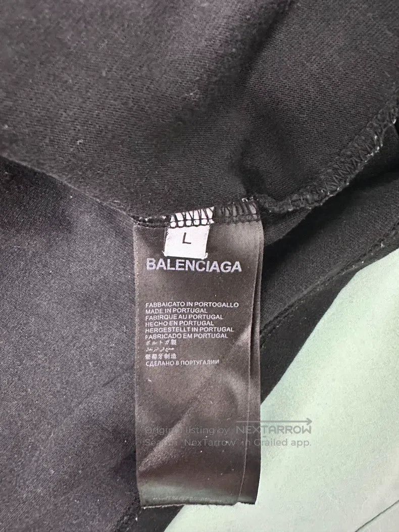 Balenciaga Balenciaga Letter building printing T-shirt with round nec Size L / US 10 / IT 46 - 3 Thumbnail