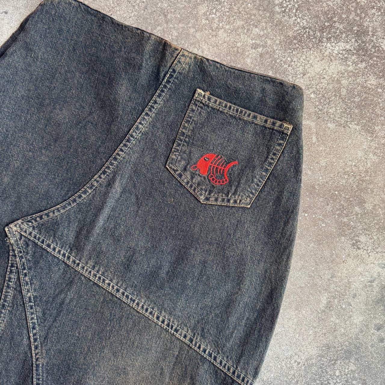 20471120 × If Six Was Nine Amazing Y2K Washed Denim Midi Skirt Size 27" / US 4 / IT 40 - 12 Thumbnail