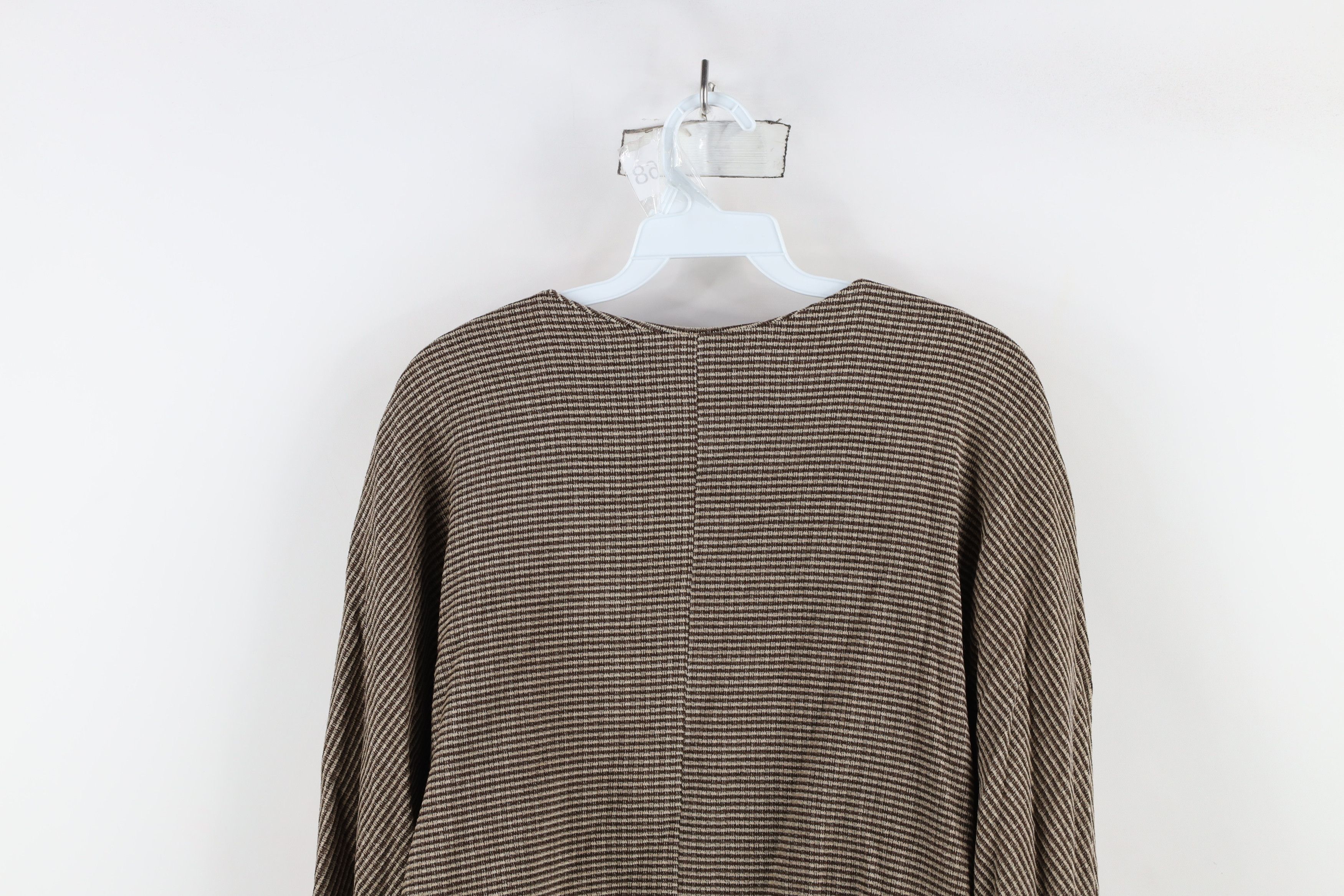 Vintage Deadstock Vintage 90s Y2K Blazer Jacket Mocha Brown USA Size XXL / US 16-18 / IT 52-54 - 13 Thumbnail