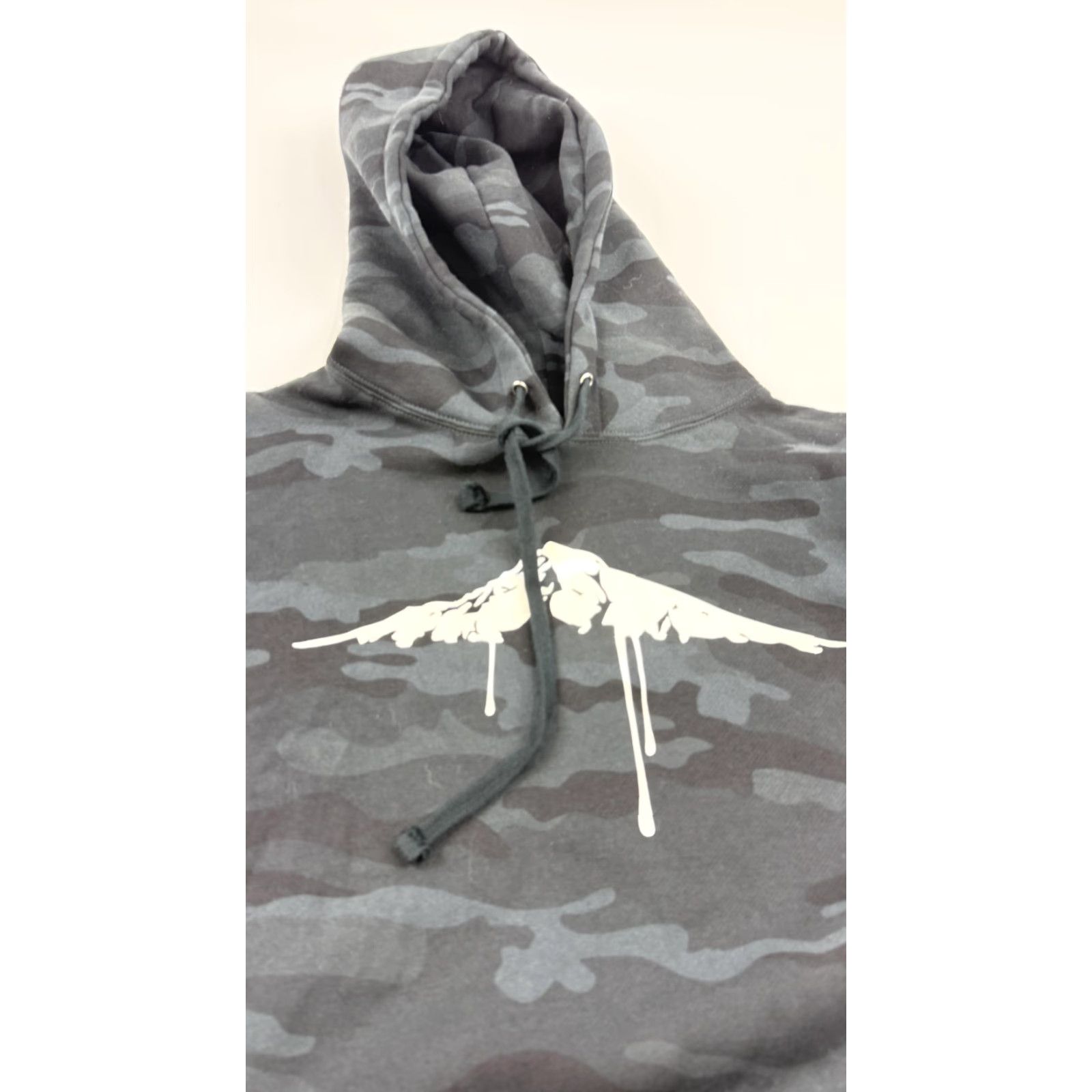 Vintage Pacific Northfresh Hoodie Mens Medium Black Camo Drip Mountain Graphic Size US M / EU 48-50 / 2 - 4 Thumbnail