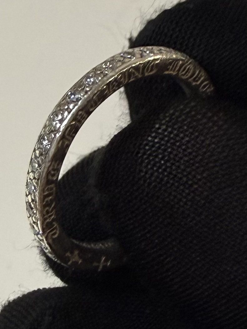 Chrome Hearts Chrome Hearts Sterling Silver Pave Diamond Ring -SIZE 10.5 Size ONE SIZE - 4 Thumbnail