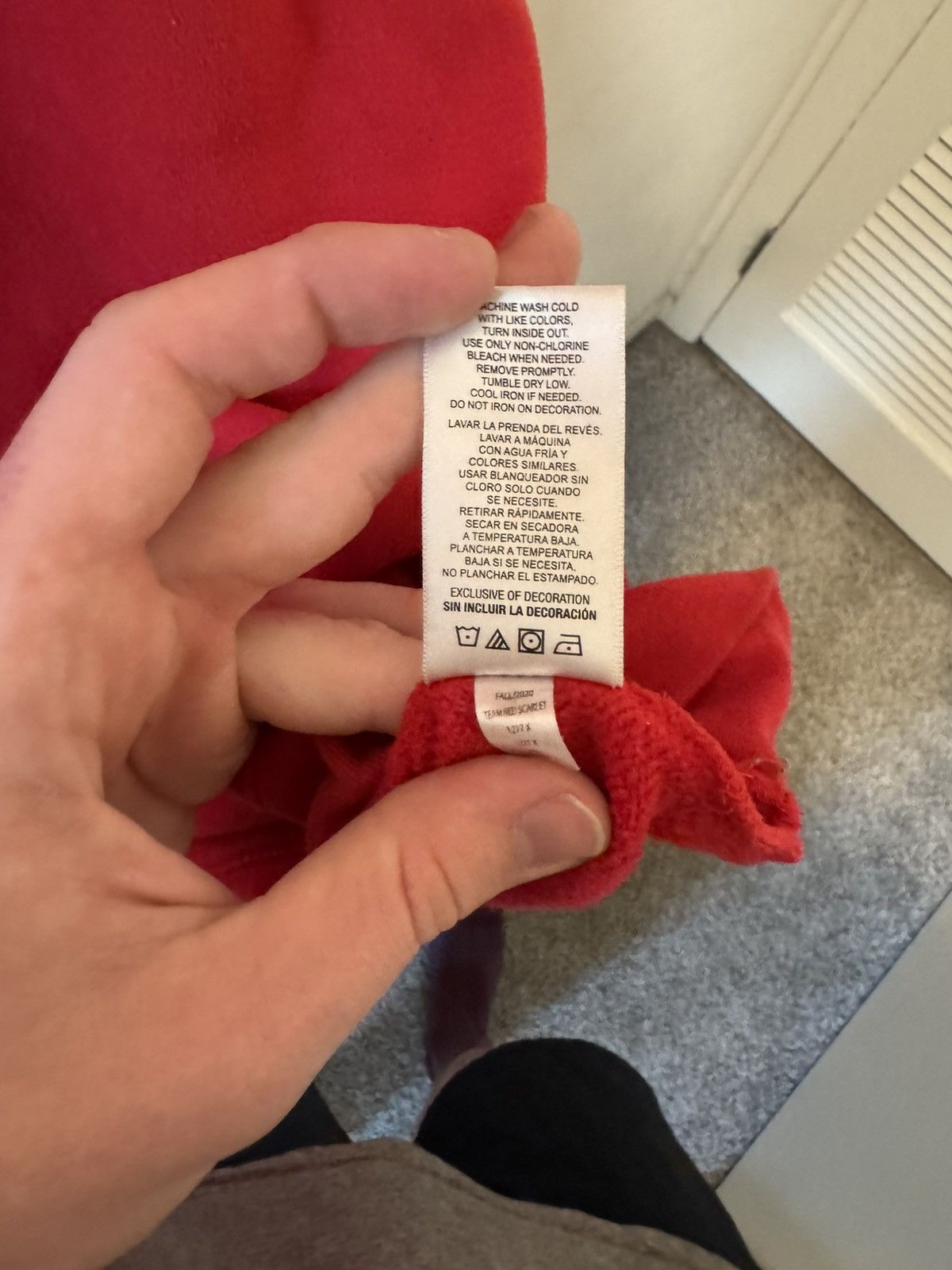 Champion Red Champion Athletic Hoodie Size US XL / EU 56 / 4 - 7 Thumbnail