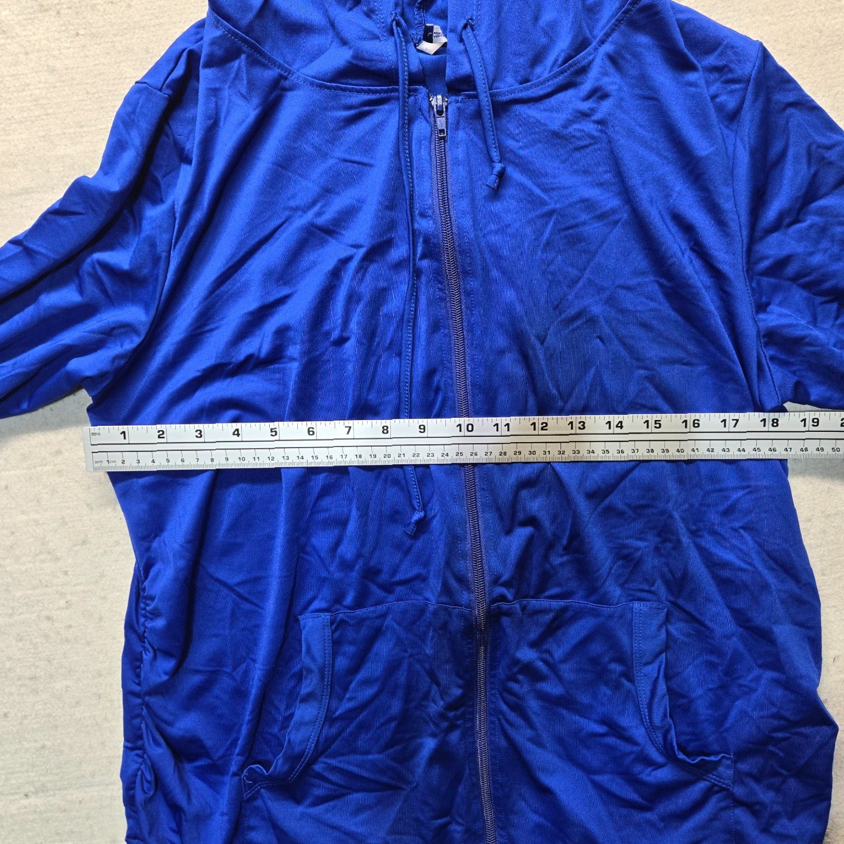 Vintage Planet Motherhood Blue Hoodie Sweater Maternity Women L Long Sleeve Size L / US 10 / IT 46 - 3 Thumbnail