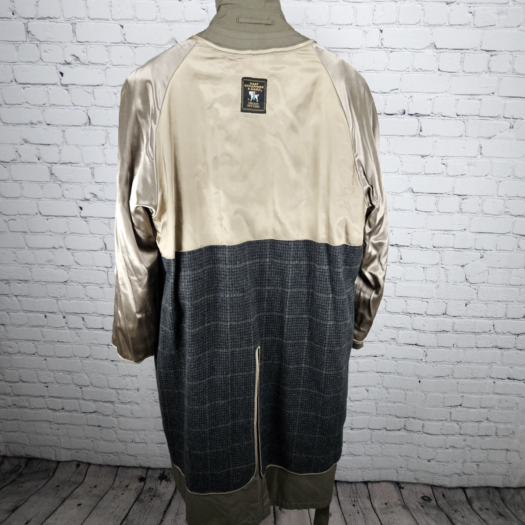 Hart Schaffner Marx Hart Schaffner Marx Coat Trench Brown Belted Wool Liner 44L Mens Regular Long Jacket Size US S / EU 44-46 / 1 - 6 Thumbnail
