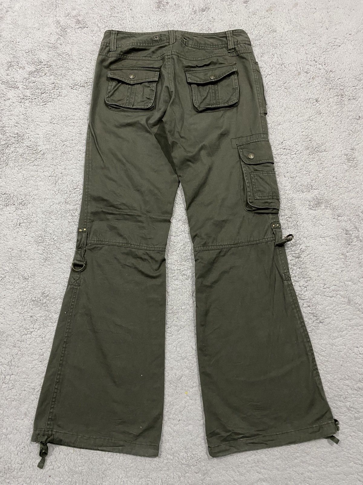 Other Rote Rose Cargo Bondage Flared Military Pants Like G.O.A Size US 32 / EU 48 - 9 Thumbnail