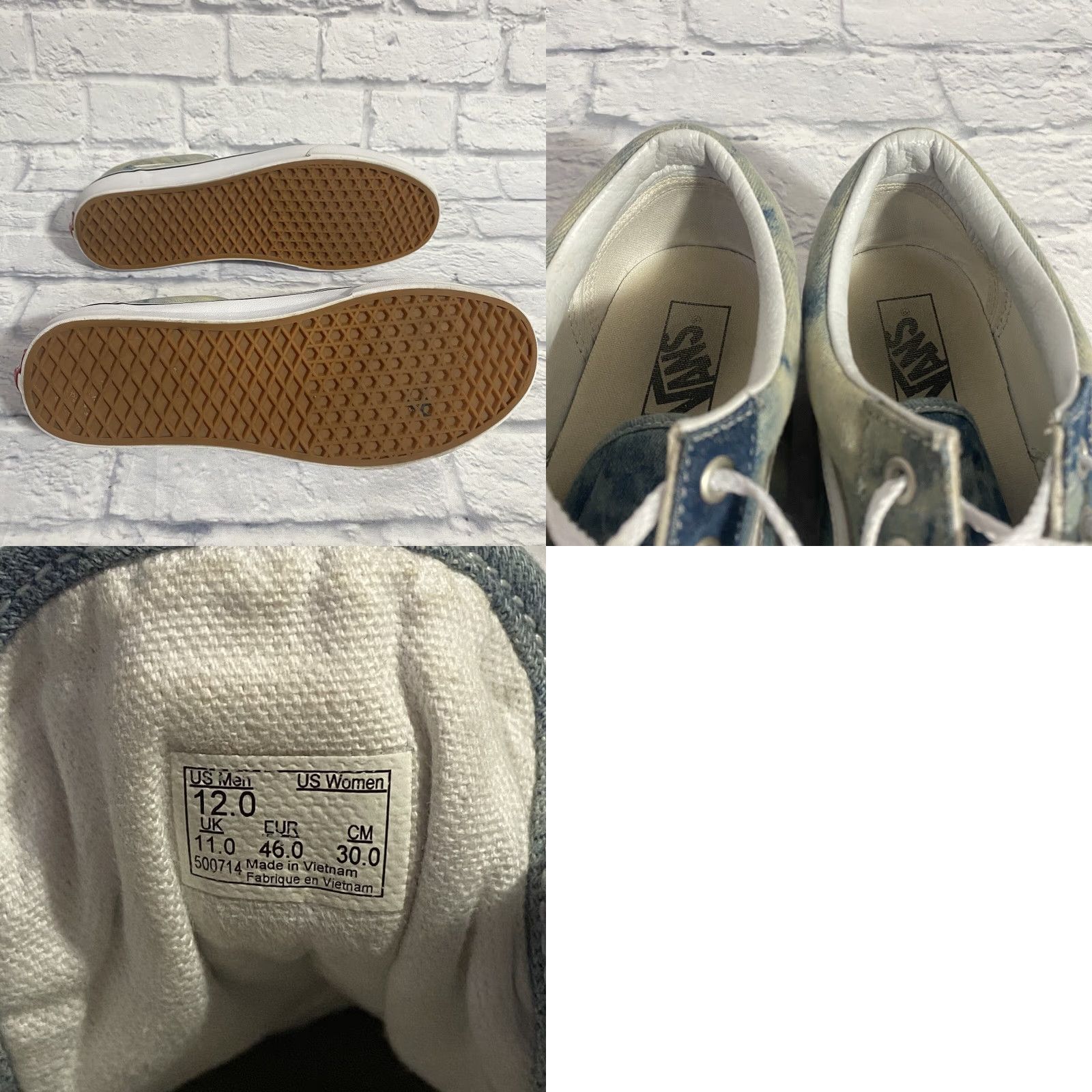 Vans Vans Old Skool Low Top Skateboard Sneakers Blue White Jean Shoes Men’s Size 12 Mens Size US L / EU 52-54 / 3 - 8 Thumbnail
