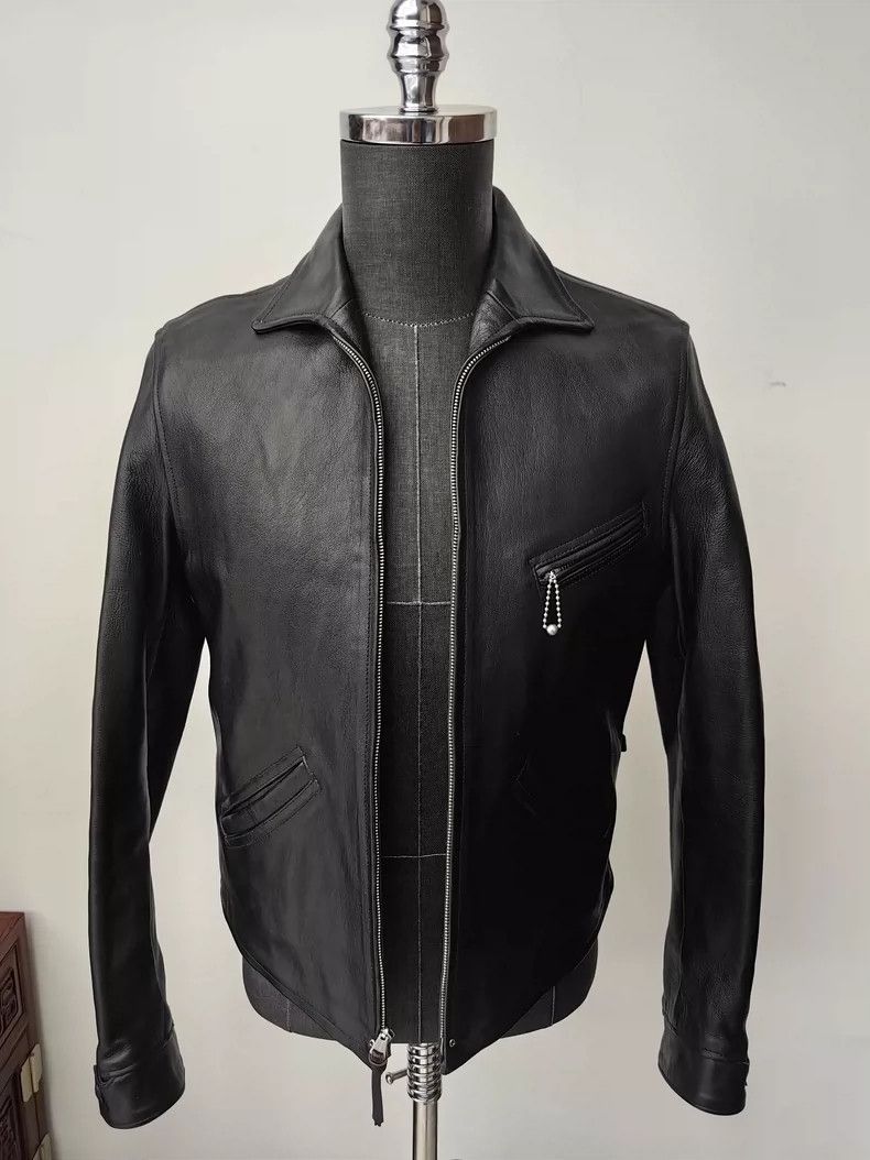 Freewheelers Freewheelers 1930s Skull Boots Leather Jacket- DMC Size US M / EU 48-50 / 2 - 1 Thumbnail