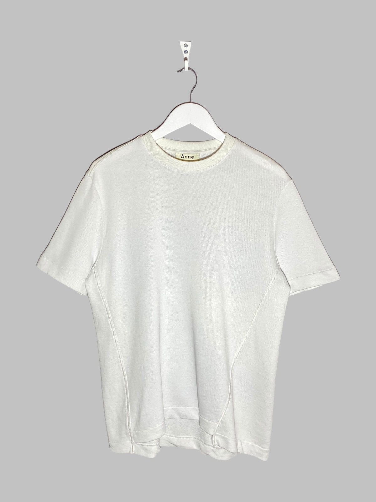 Acne Studios 🔥 ACNE STUDIOS SCANDI MINIMAL BLANK WHITE TEE AESTHETIC Size US S / EU 44-46 / 1 - 1 Thumbnail
