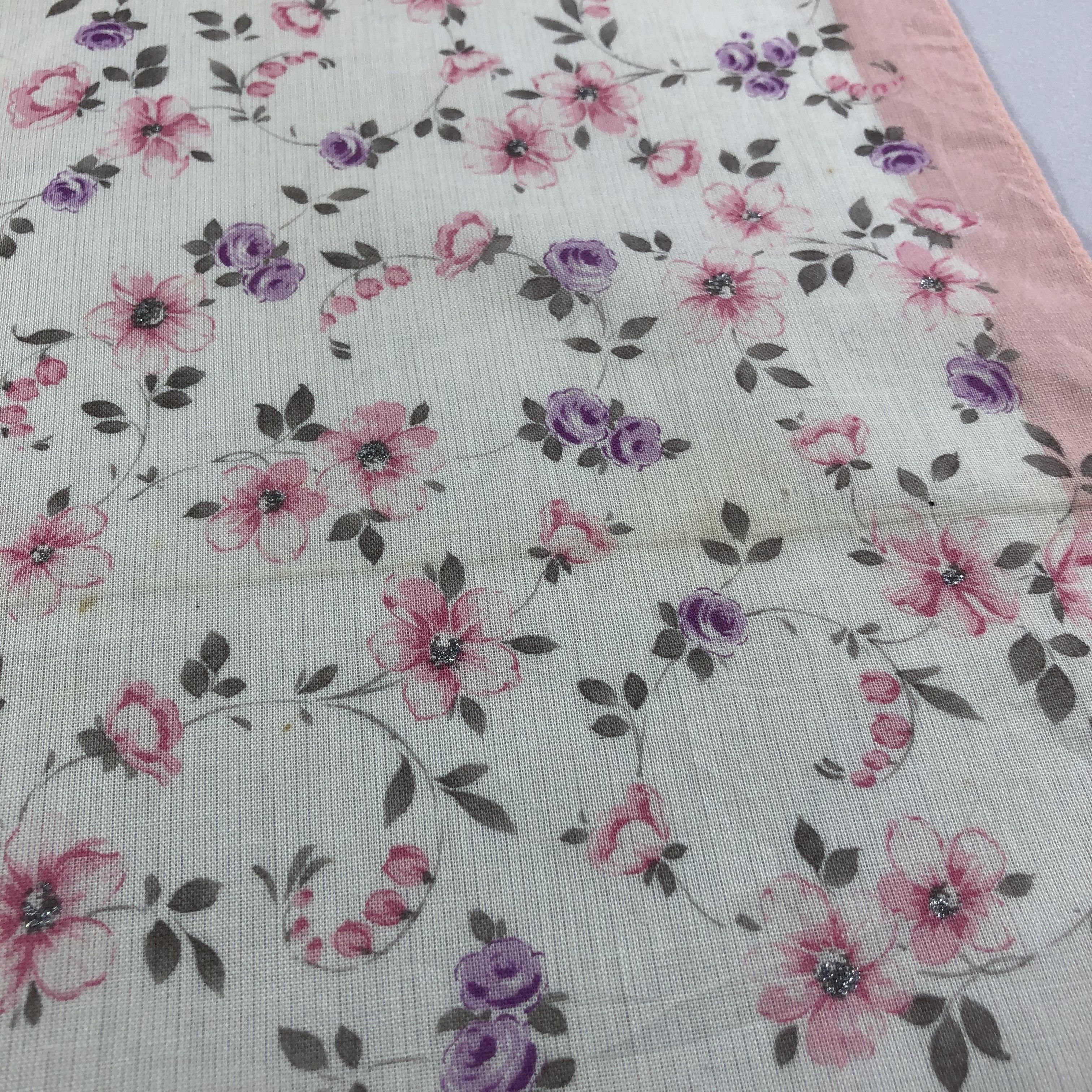 Pierre Balmain × Vintage Pierre Balmain Floral Handkerchief Neckerchief Bandana H2079 Size ONE SIZE - 9 Thumbnail