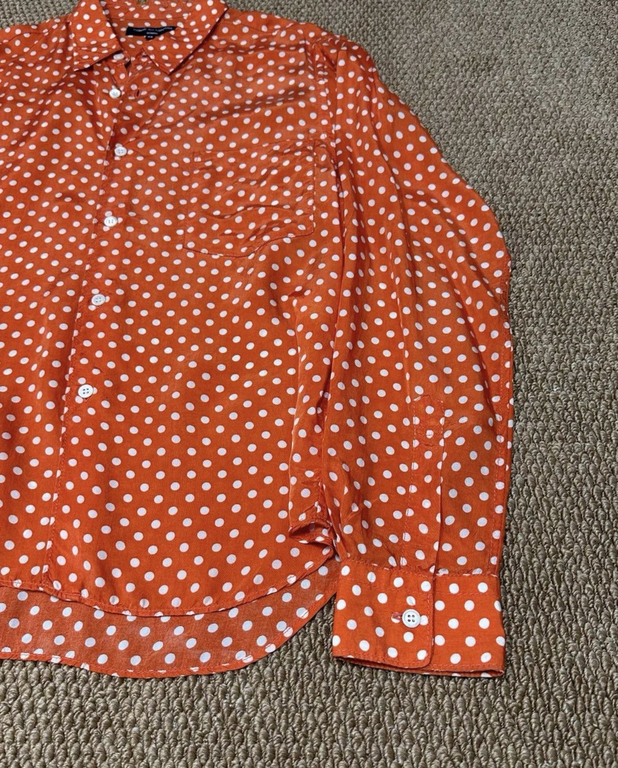 Comme des Garcons Homme Plus Comme des Garçons Homme Plus Polka Dot Shirt K23 Size S / US 4 / IT 40 - 3 Thumbnail