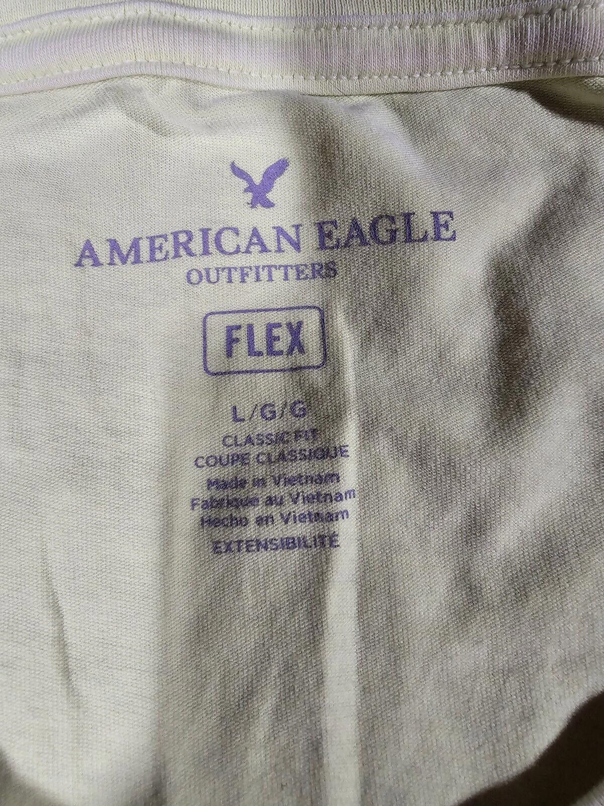 Designer American Eagle Men T-Shirt FLEX L Greenish Yellow Blue Ombre Size US L / EU 52-54 / 3 - 3 Thumbnail