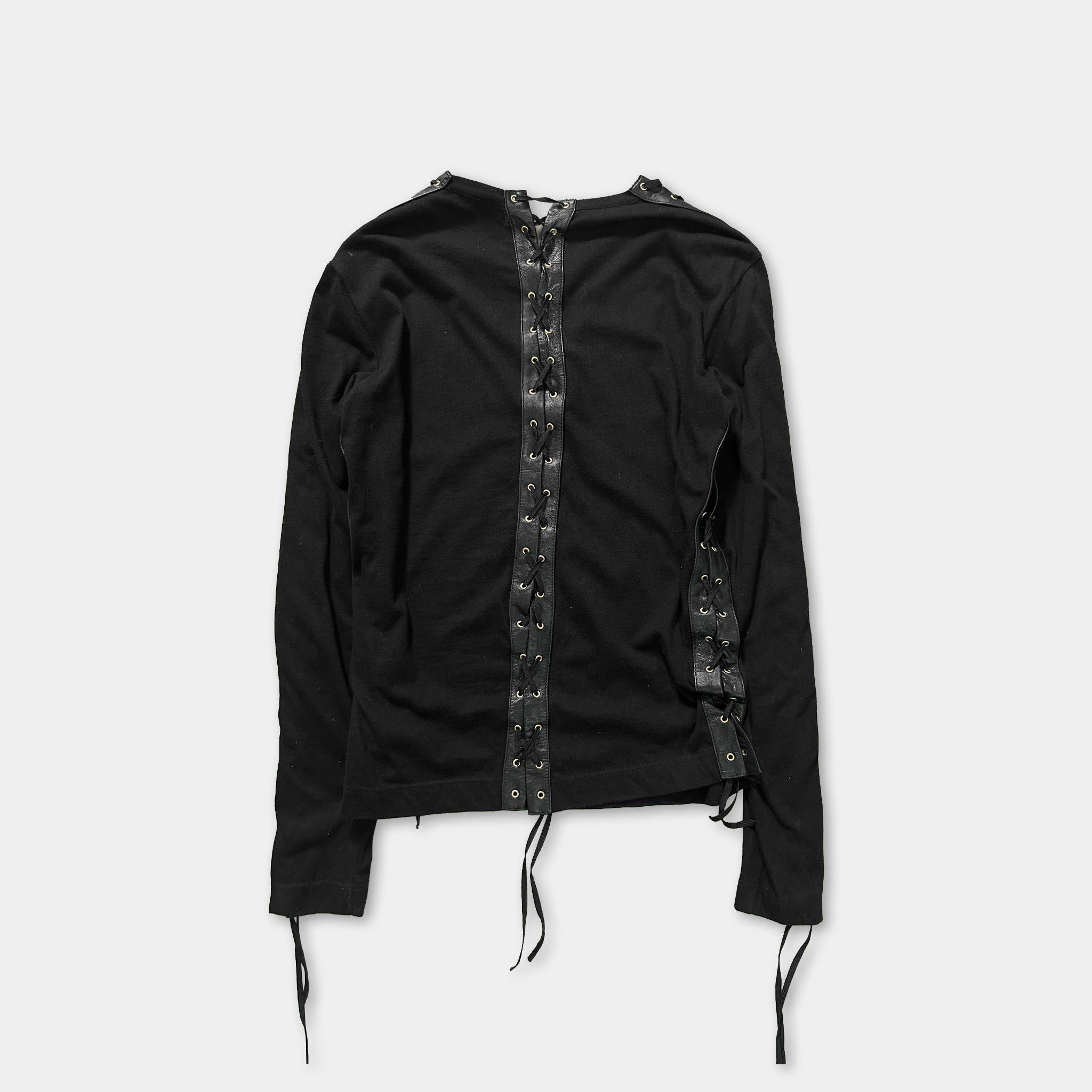 Dolce & Gabbana Dolce & Gabbana Bondage Leather Rhinestone Longsleeve Size S / US 4 / IT 40 - 5 Thumbnail