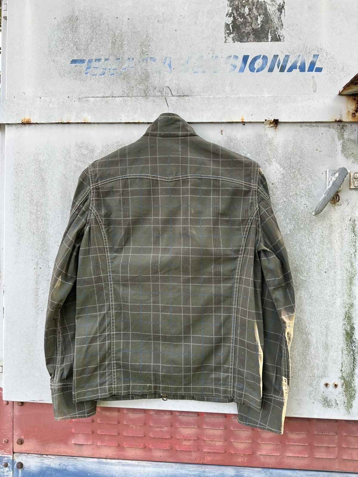 Japanese Brand 👹Chevignon Flanel Bomber Jacket Size US XS / EU 42 / 0 - 6 Thumbnail