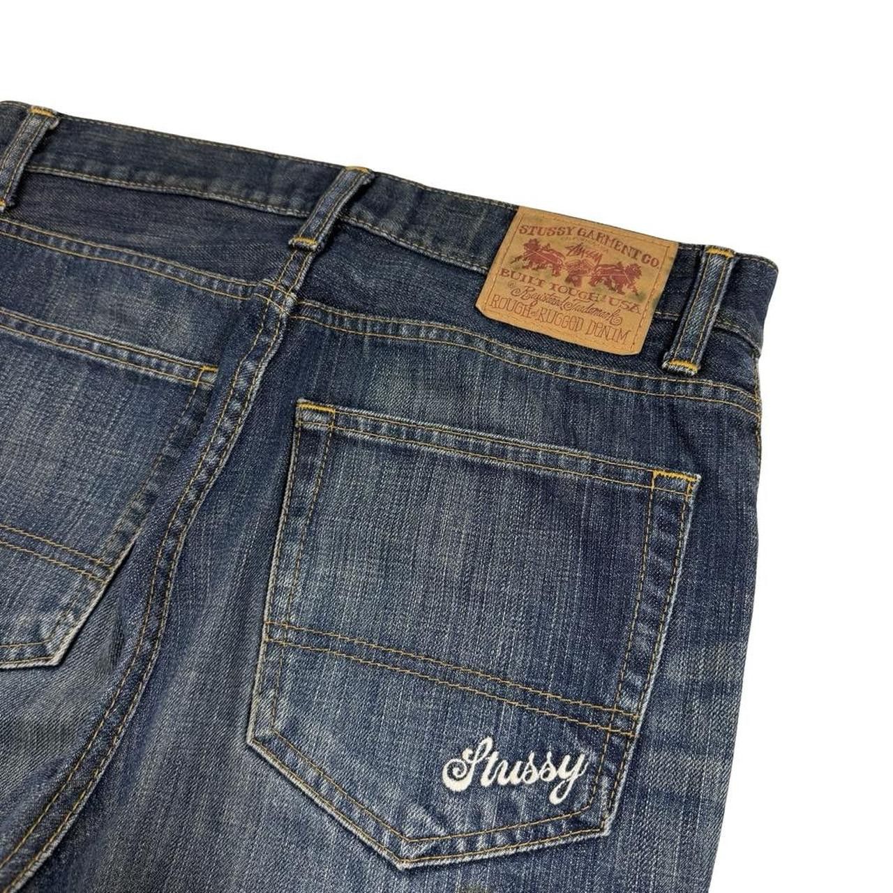 Stussy Vintage 2000s Stussy Embroidered Logo Jeans - Waist: 30” Size US 30 / EU 46 - 4 Thumbnail