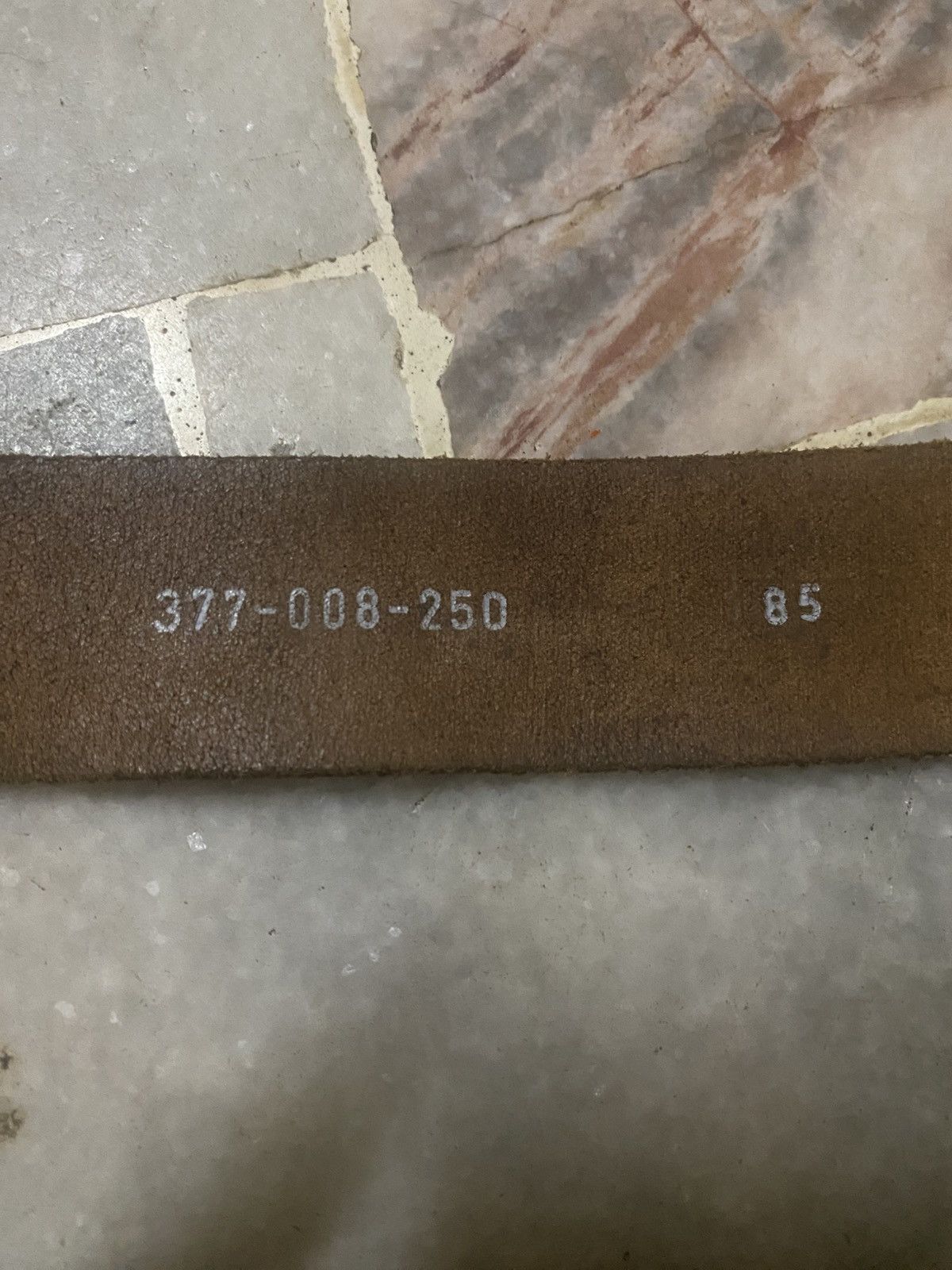 Genuine Leather Vintage Distressed Embellished Belt Size ONE SIZE - 5 Thumbnail