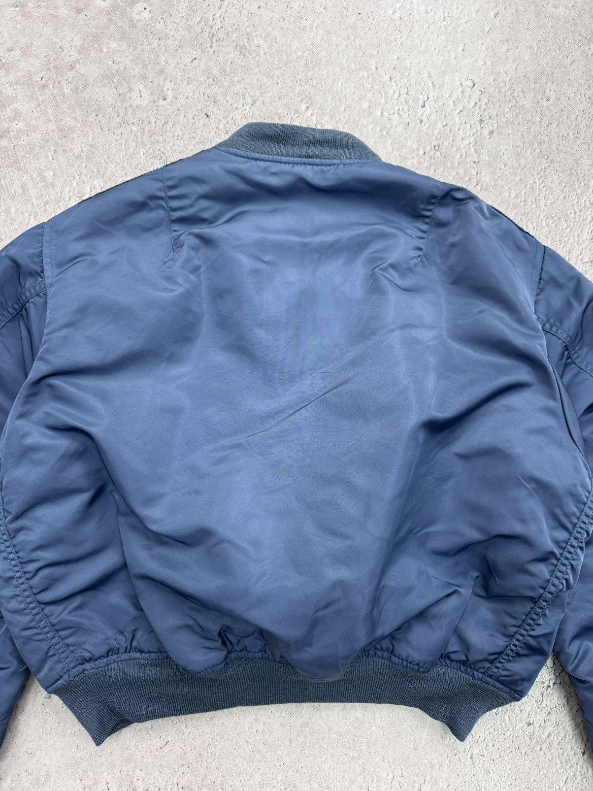 Japanese Brand Vintage MA 1 Bomber Avant Garde Ifsixwasnine Y2K Jacket Size US L / EU 52-54 / 3 - 13 Thumbnail