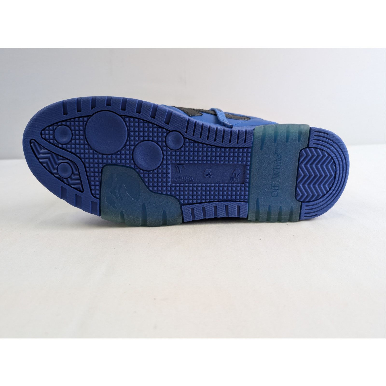 Off-White o1rshd1 Out of Office Calf Leather sneakers in Blue/Black Size US 11 / EU 44 - 12 Thumbnail