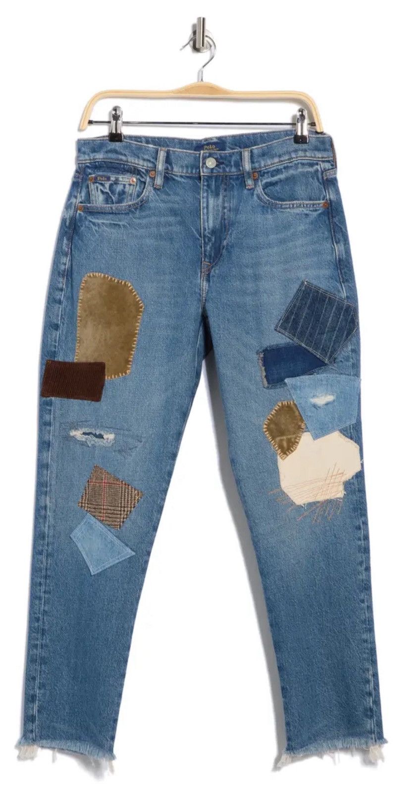 Polo Ralph Lauren Polo Ralph Lauren Patched Fray Hem Ankle Calamigos Wash Size 32" / US 10 / IT 46 - 2 Thumbnail