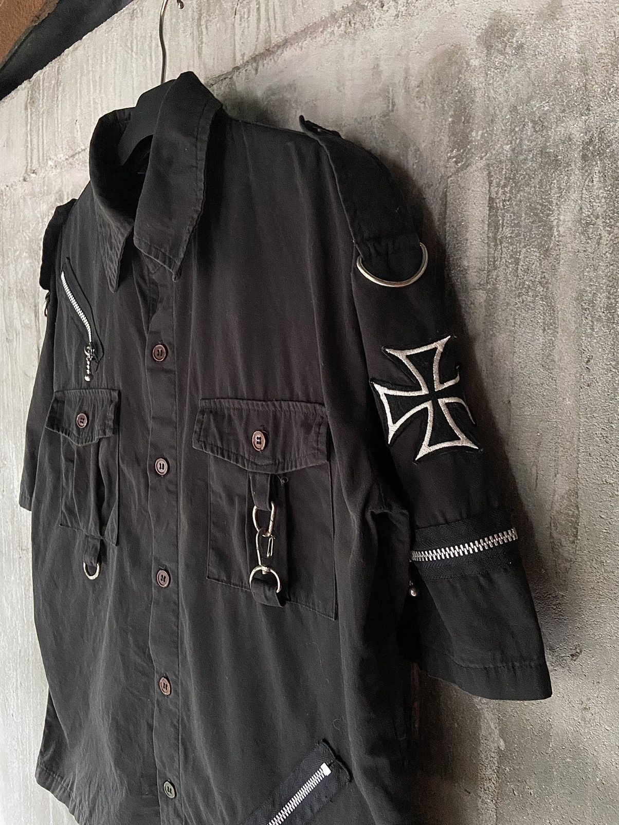 Hysteric Glamour × If Six Was Nine × Japanese Brand KEYSTATION THE U.K PUNK BUTTON UP BALCK SHIRT Size US M / EU 48-50 / 2 - 6 Thumbnail