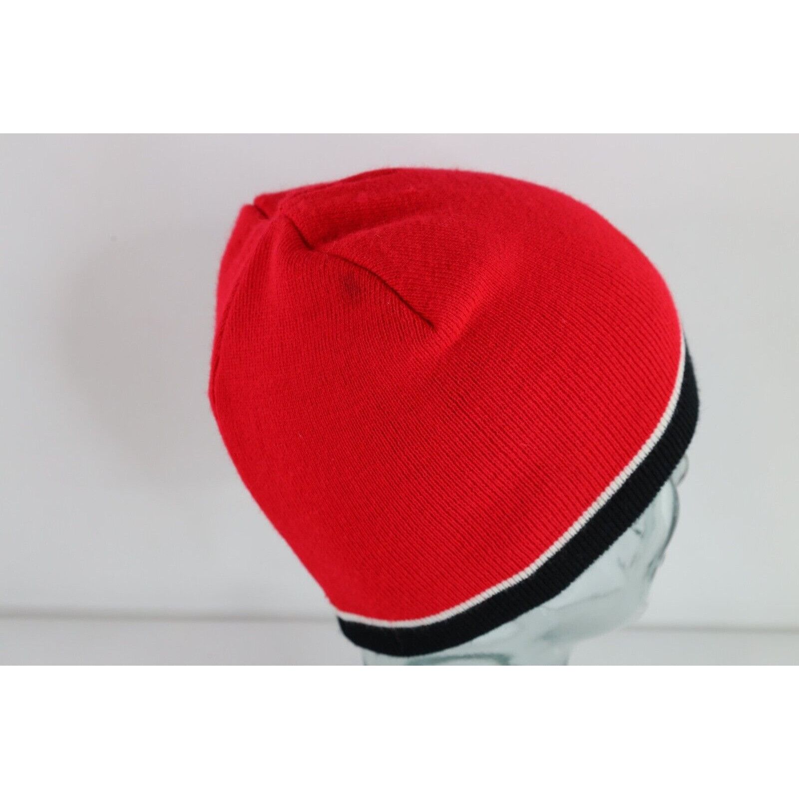 Vintage Vintage 90s Detroit Red Wings Hockey Knit Winter Beanie Hat Size ONE SIZE - 6 Thumbnail