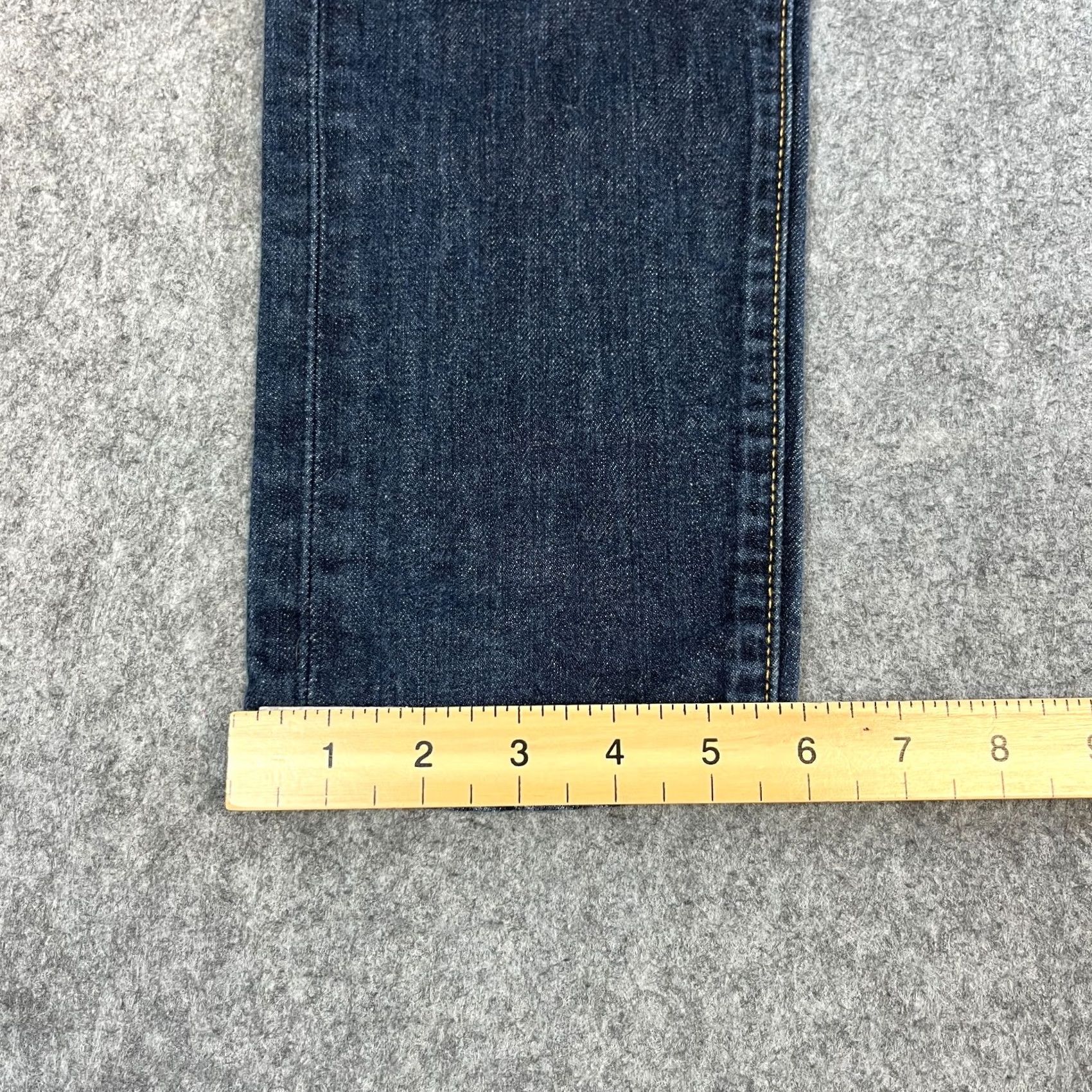 Levi's Levi's 512 Jeans Slim Tapered 31 30 Dark Wash Blue Indigo Stretch Denim Casual Size US 31 - 3 Thumbnail