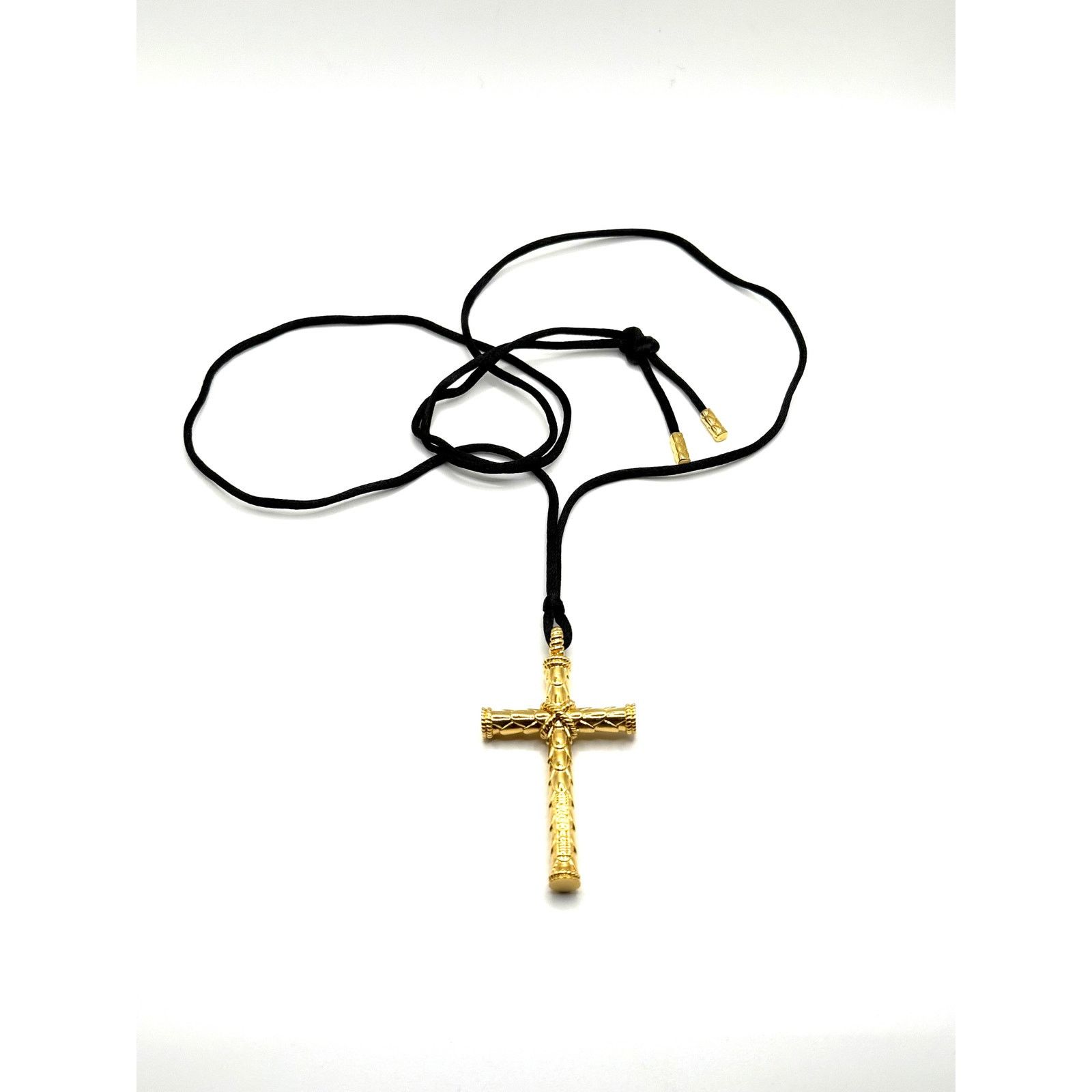 2000s Roberto Cavalli cross necklace