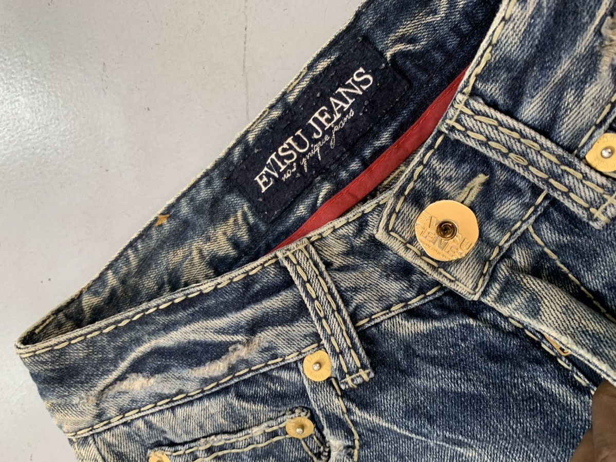 Japanese Brand Vintage Evisu inspired emboridered denim Size US 32 / EU 48 - 6 Thumbnail