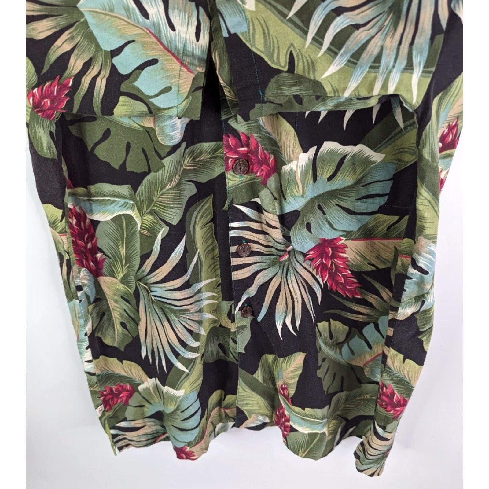 Vintage Robert Stock Hawaiian Floral Button Up Shirt Men M Short Sleeve Pocket Size US M / EU 48-50 / 2 - 3 Thumbnail