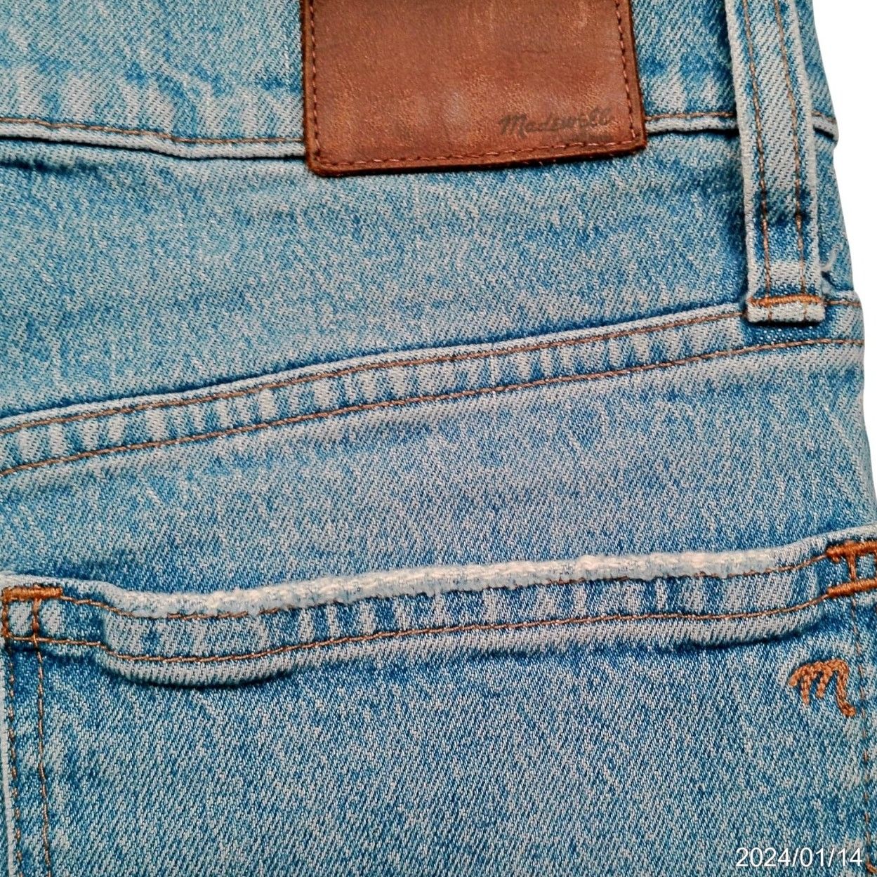 Madewell Madewell Classic Straight Jean M3520 Nearwood Wash Size 28" / US 6 / IT 42 - 9 Thumbnail