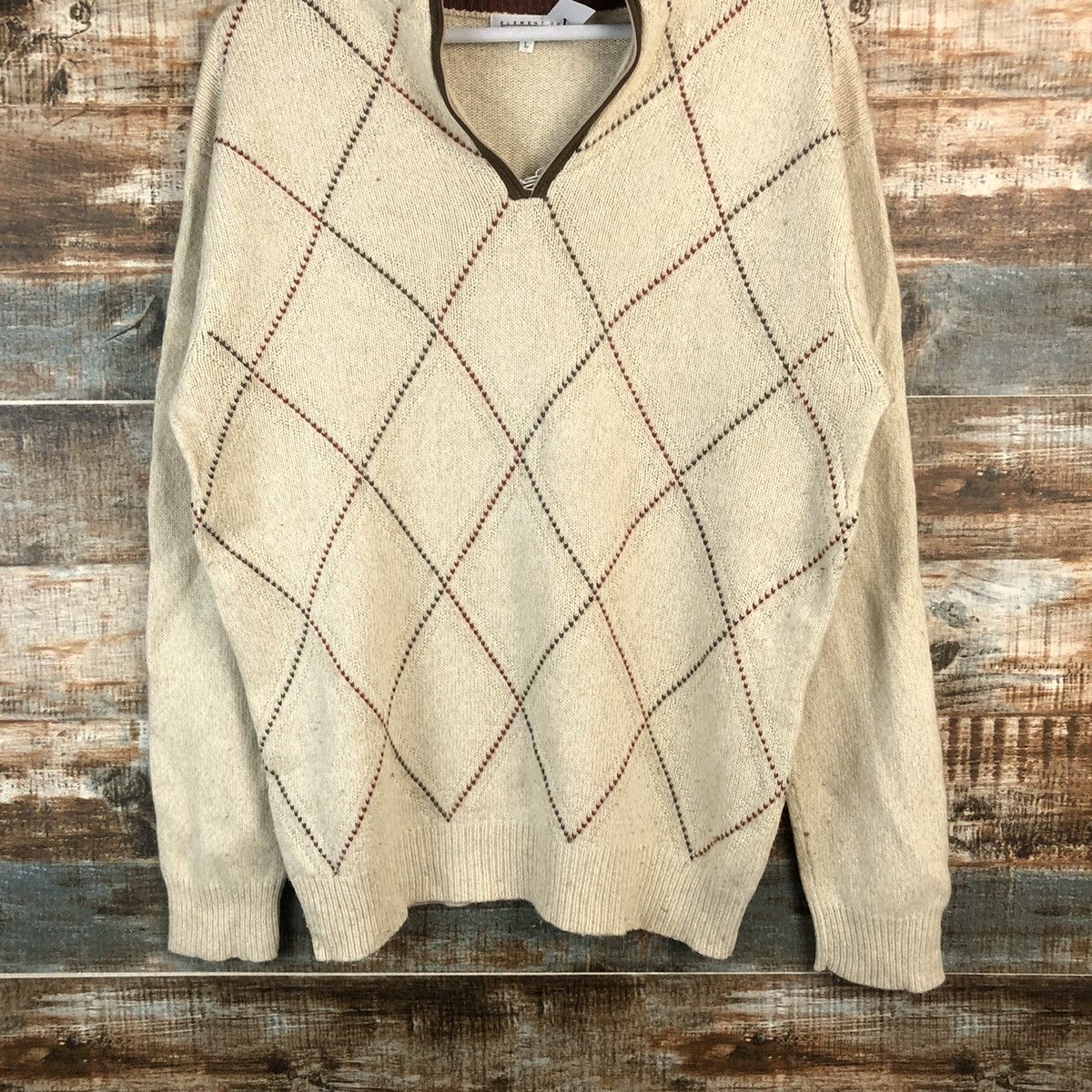 Homespun Knitwear × Japanese Brand Simple Life Brown vintage Knitwear #A2194 Size US L / EU 52-54 / 3 - 3 Thumbnail