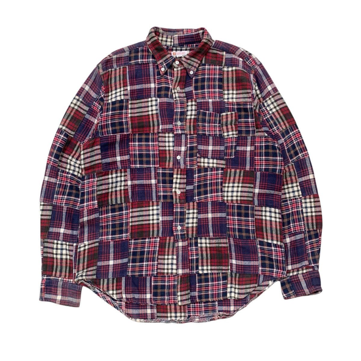 Sugar Cane × Toyo Enterprises × Vintage Sugar Cane Patchwork Flanel Shirt Size US M / EU 48-50 / 2 - 1 Thumbnail