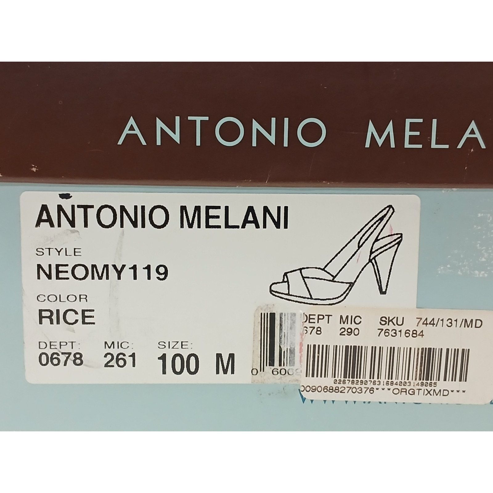 Other Antonio Melani (10M) Rice Melony Peep-Toe Slingback Heel Size US 10 / IT 40 - 9 Thumbnail