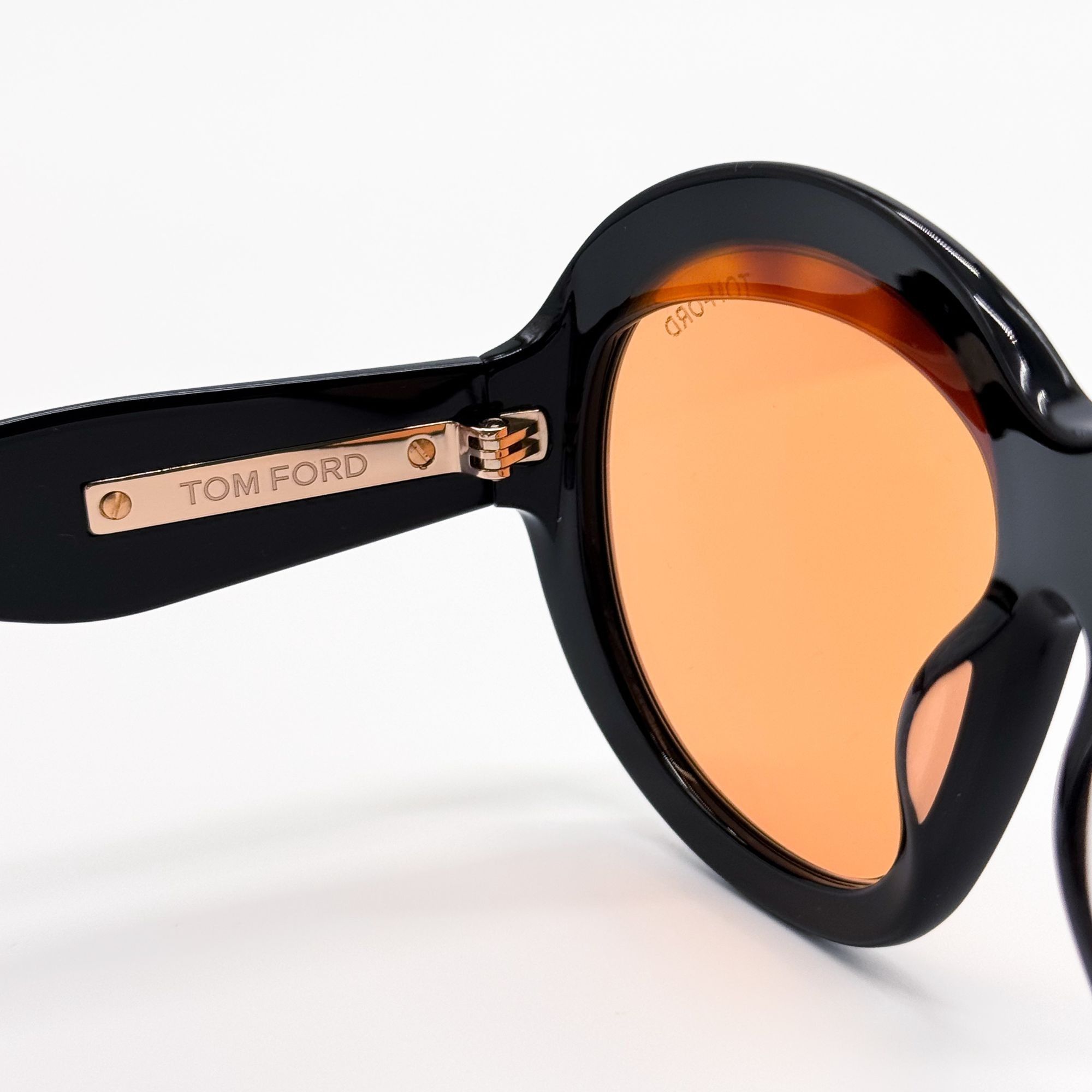 Tom Ford NEW TOM FORD SUNGLASSES TOM FORD ANGELICA FT1193 01E BLACK Size ONE SIZE - 5 Thumbnail
