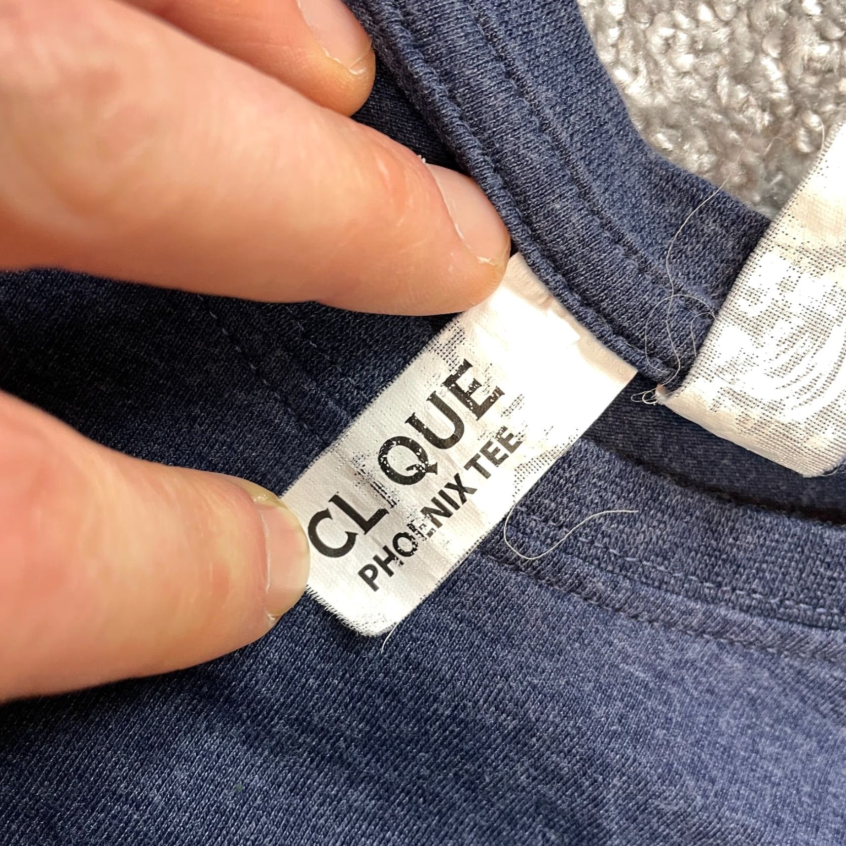 Vintage Clique Shirt Adult Small Blue Long Sleeve Tee Nike Size US S / EU 44-46 / 1 - 3 Thumbnail