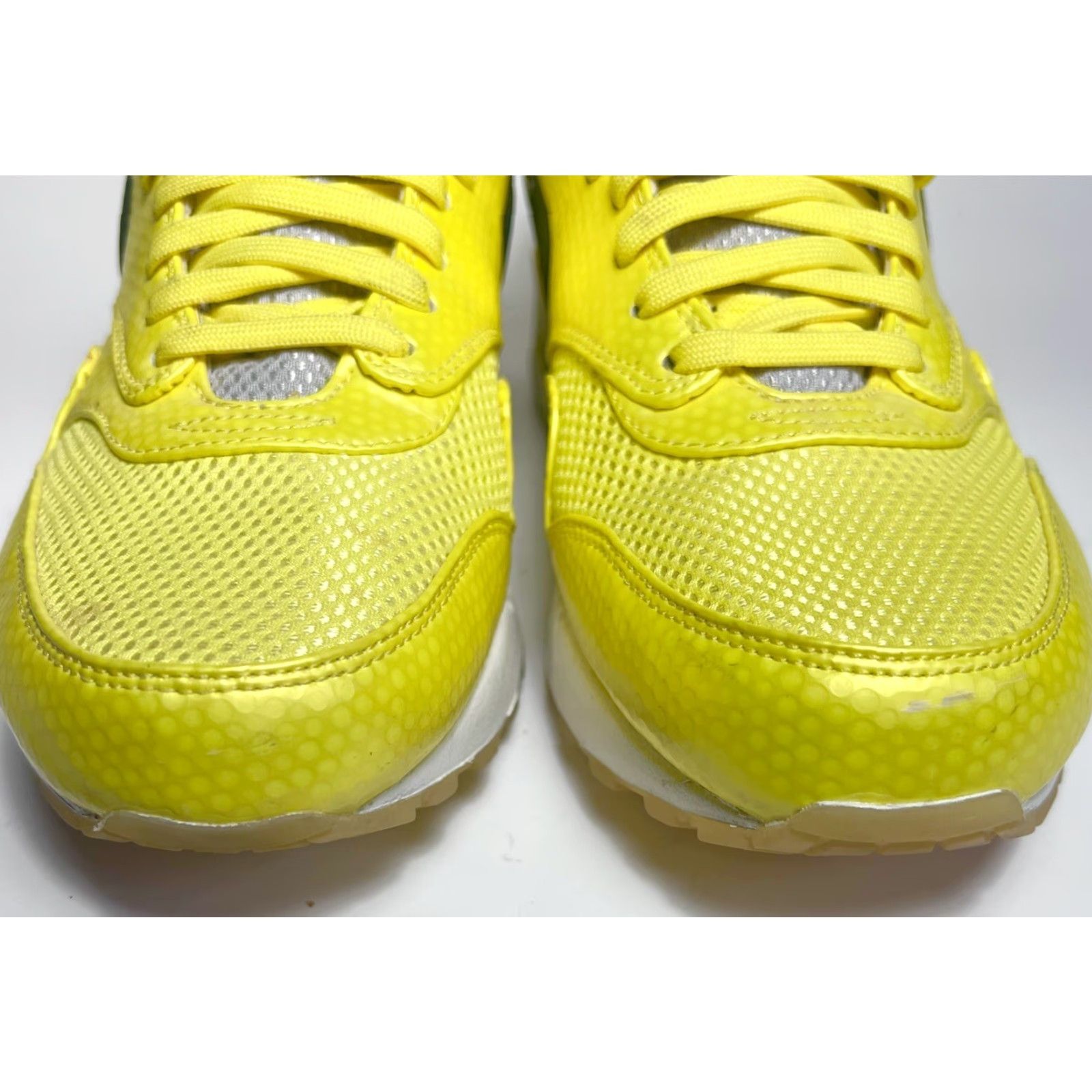 Nike Nike Air Max 1 FB Premium Qs Mercurial Pack VNDS Vibrant Yellow US 10 Nike Air Max 1 Mens Sneakers 2013 Yellow Extra Words Size ONE SIZE - 3 Thumbnail