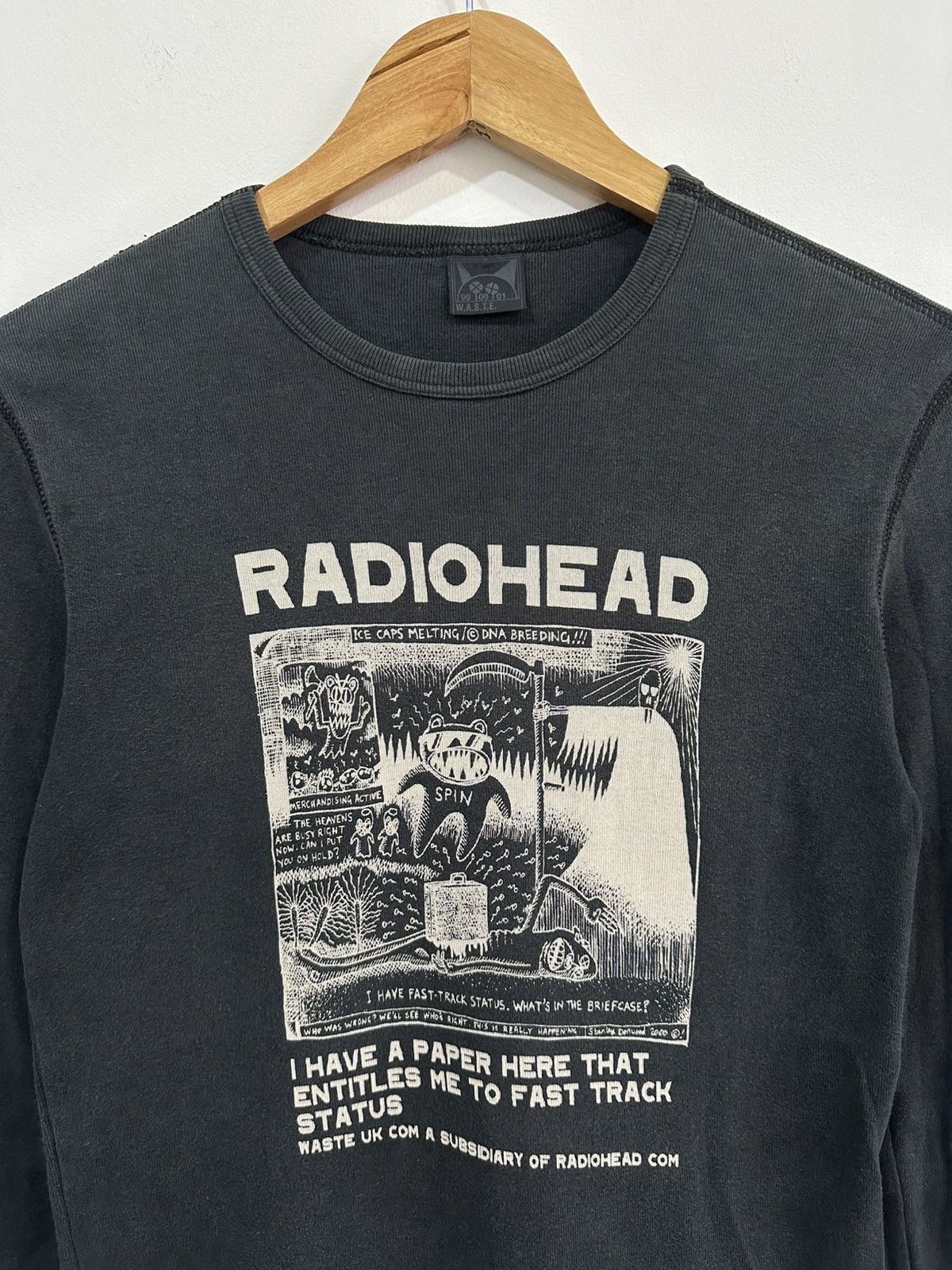 Vintage Radiohead Stanley Donwood Band Tees USA