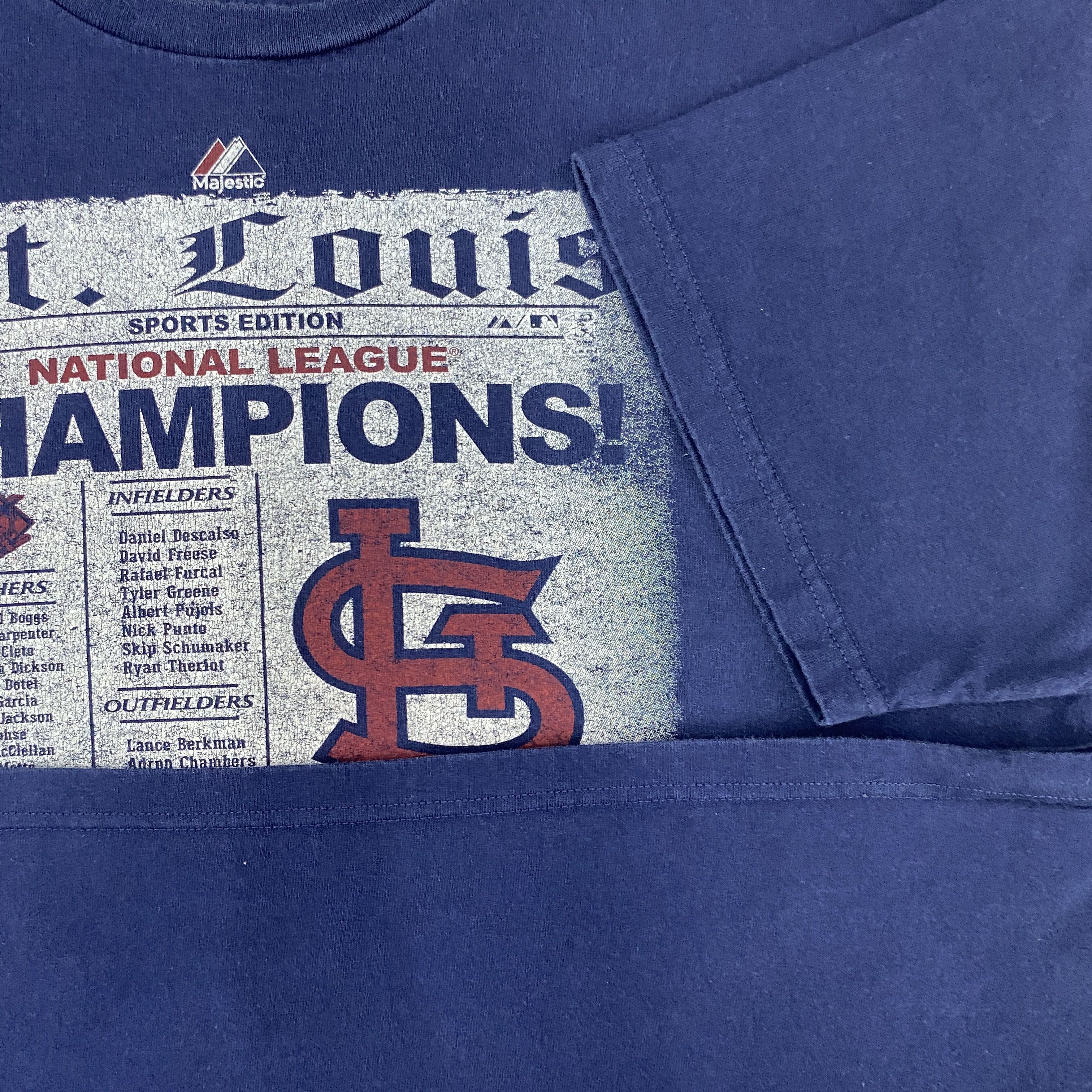 Majestic ST. Louis National League Champions MLB Shirt - K023 Size US L / EU 52-54 / 3 - 5 Thumbnail