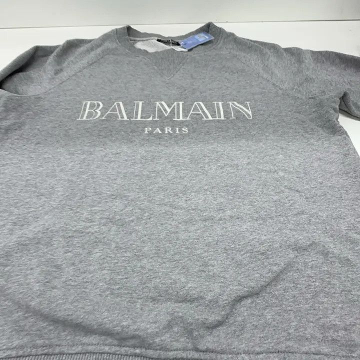 Balmain Balmain Casual Graphic Crewneck Sweatshirt -2507 Size US S / EU 44-46 / 1 - 6 Thumbnail