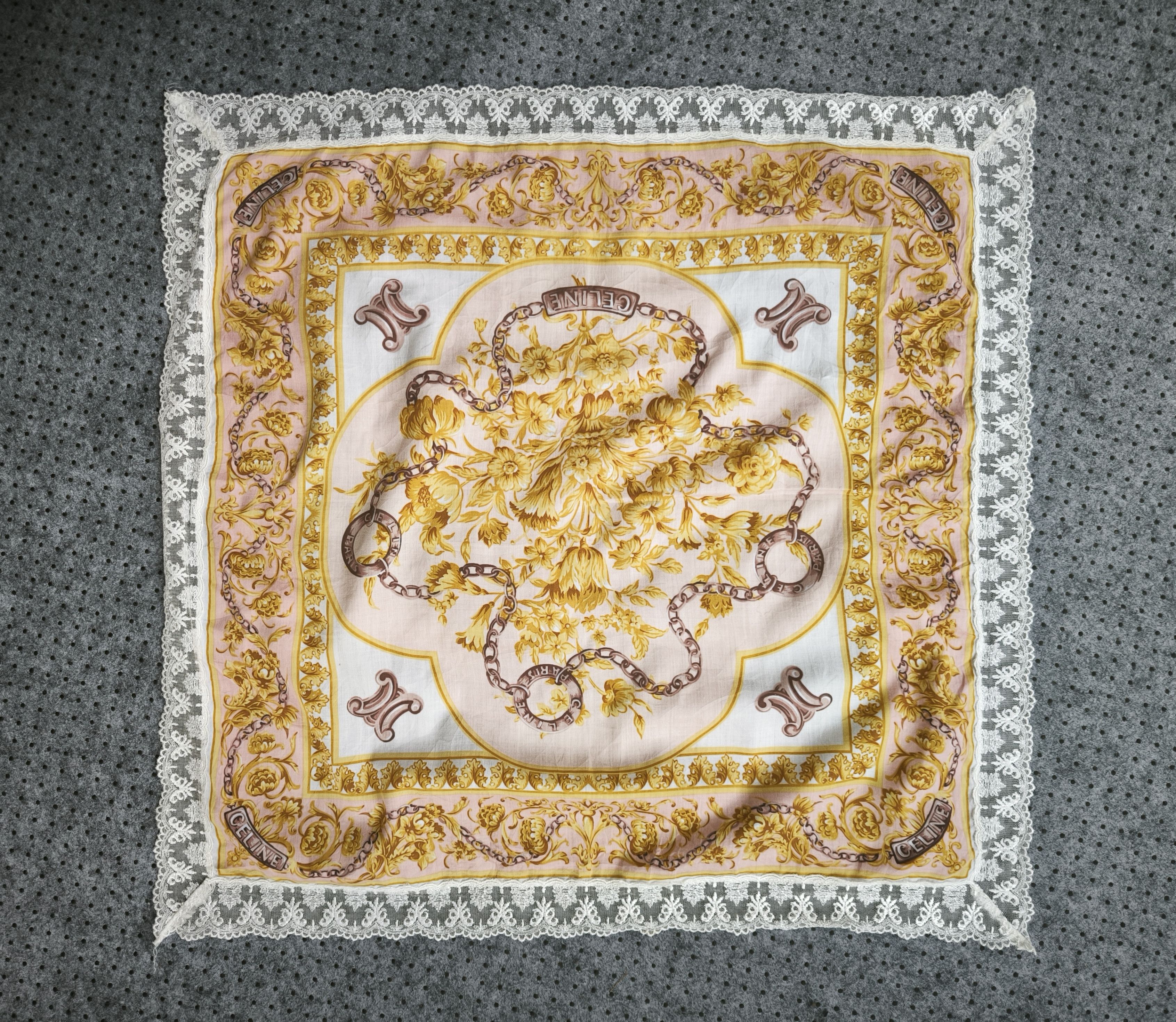 Celine CELINE cotton handkerchief Size ONE SIZE - 3 Thumbnail