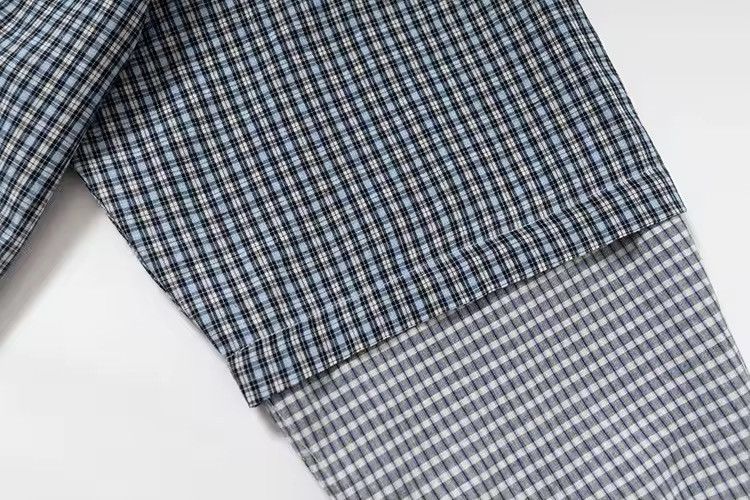 Vintage Patchwork Streetwear Plaid Oversize School Shirt Blouse Size US XXL / EU 58 / 5 - 9 Thumbnail