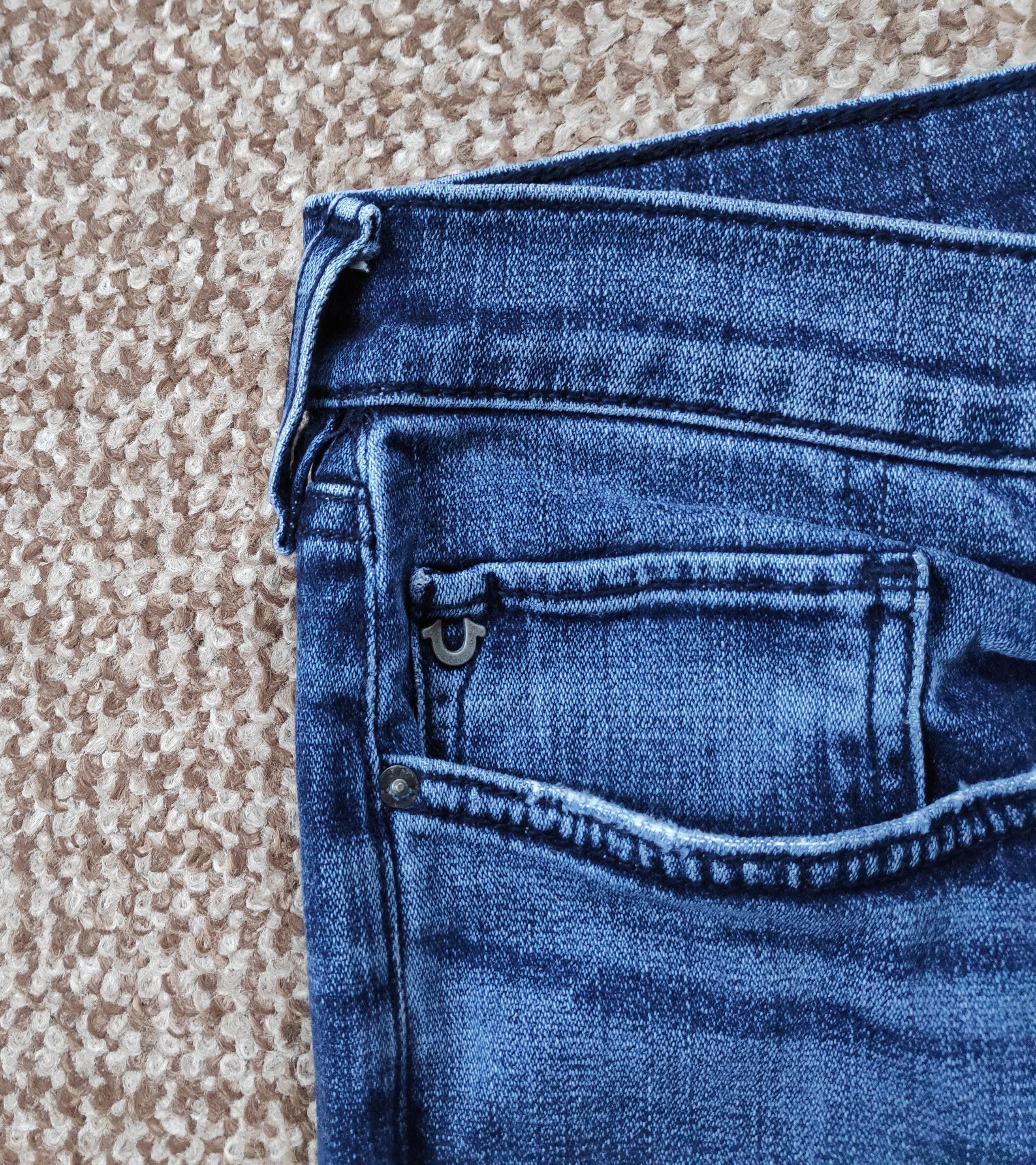 True Religion True Religion Rocco No Flap Relaxed Skinny Denim Jeans Size US 34 / EU 50 - 7 Thumbnail