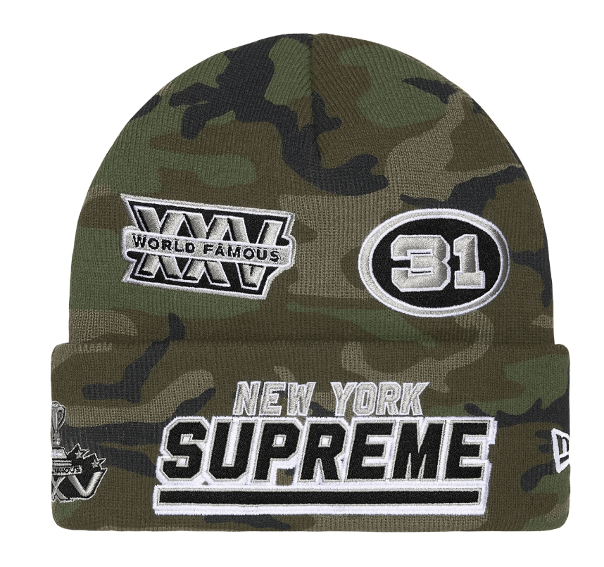 New Era × Supreme Football beanie Size ONE SIZE - 1 Thumbnail